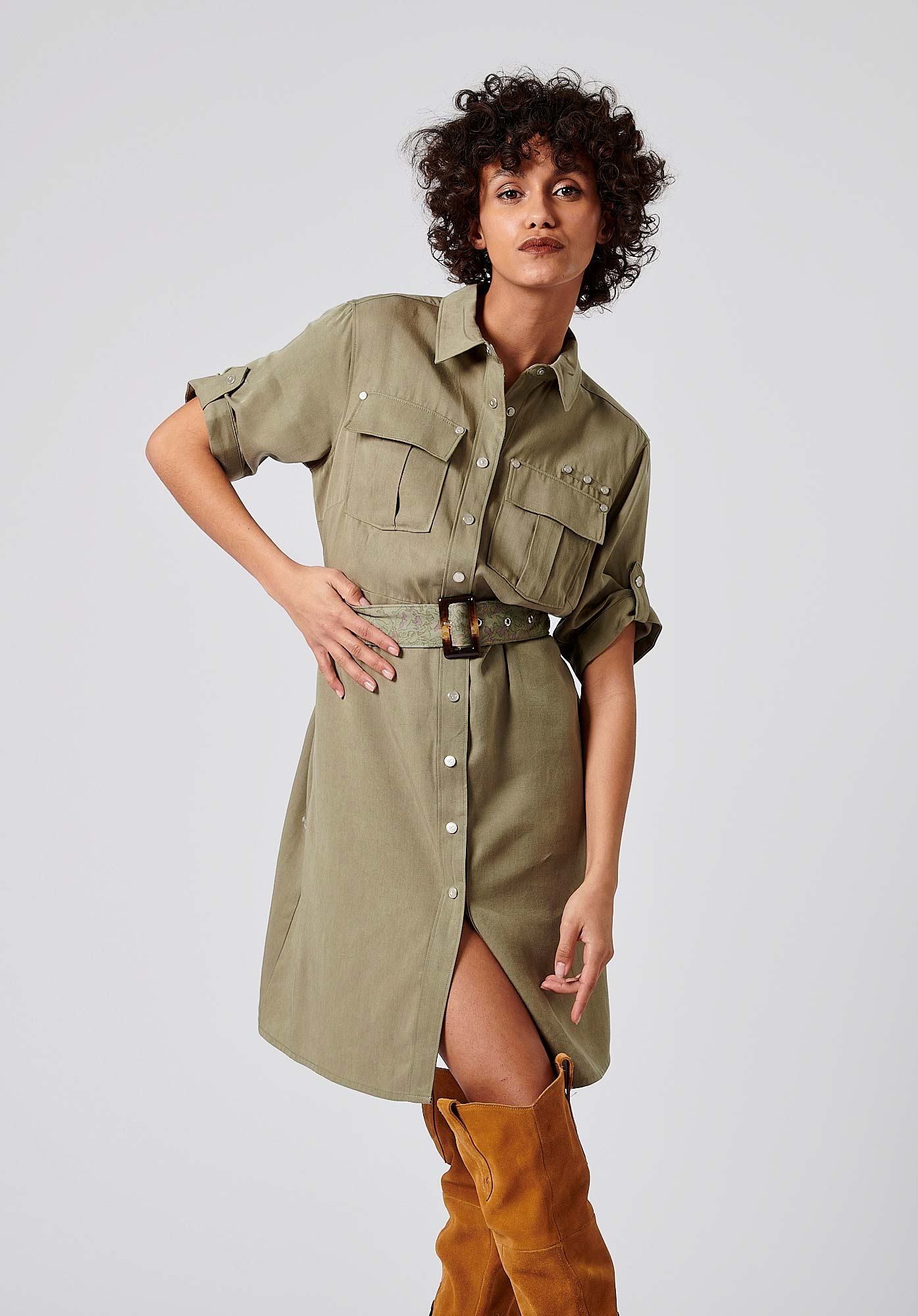 Robe kaporal kaki hot sale