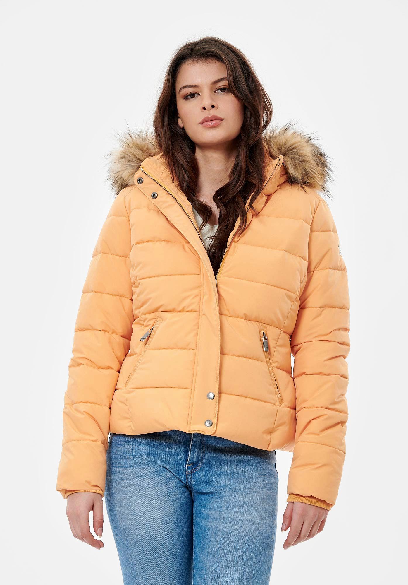 Doudoune sale kaporal jaune