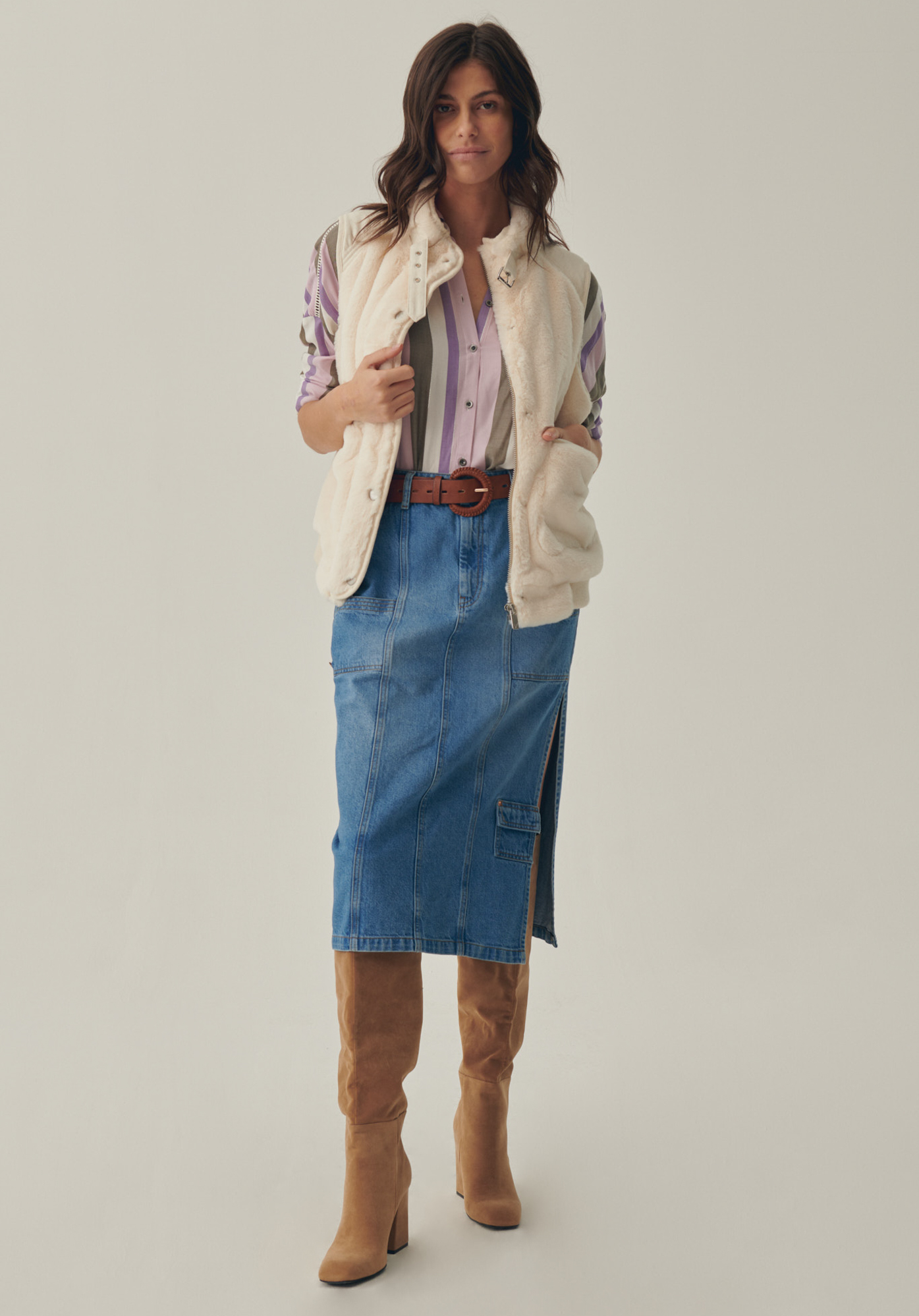 Jupe en jean kaporal cheap
