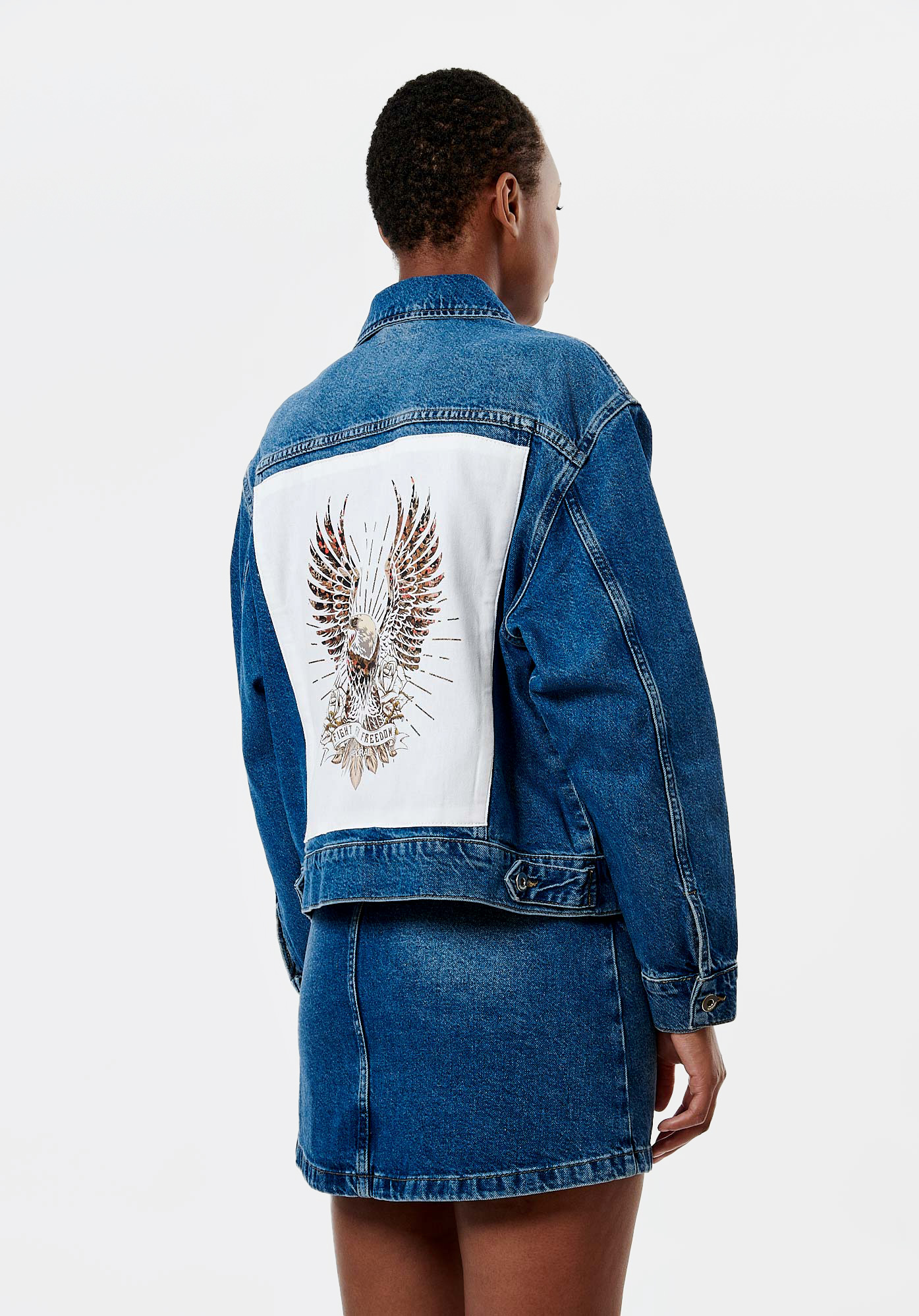 Veste en jean femme kaporal sale