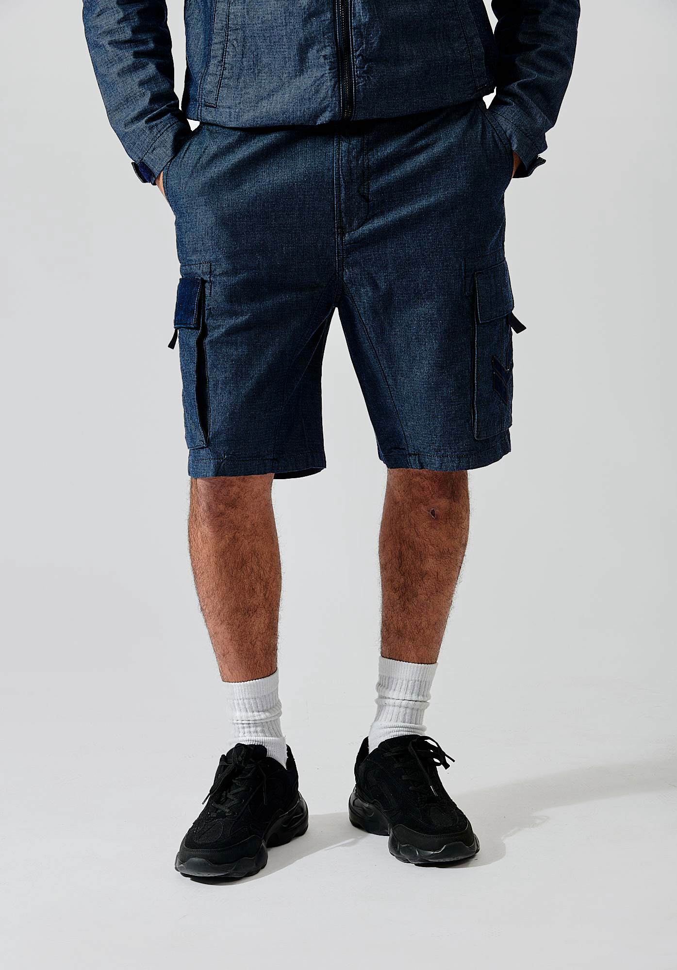 Bermuda discount jean homme