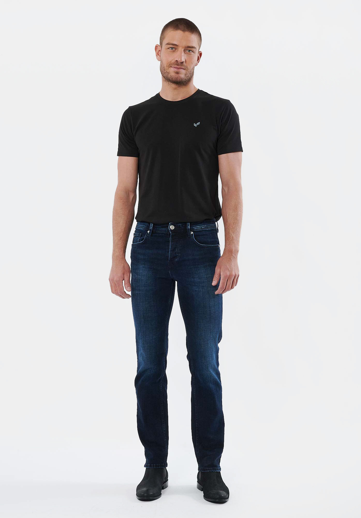 Jean straight bleu homme Datte Kaporal