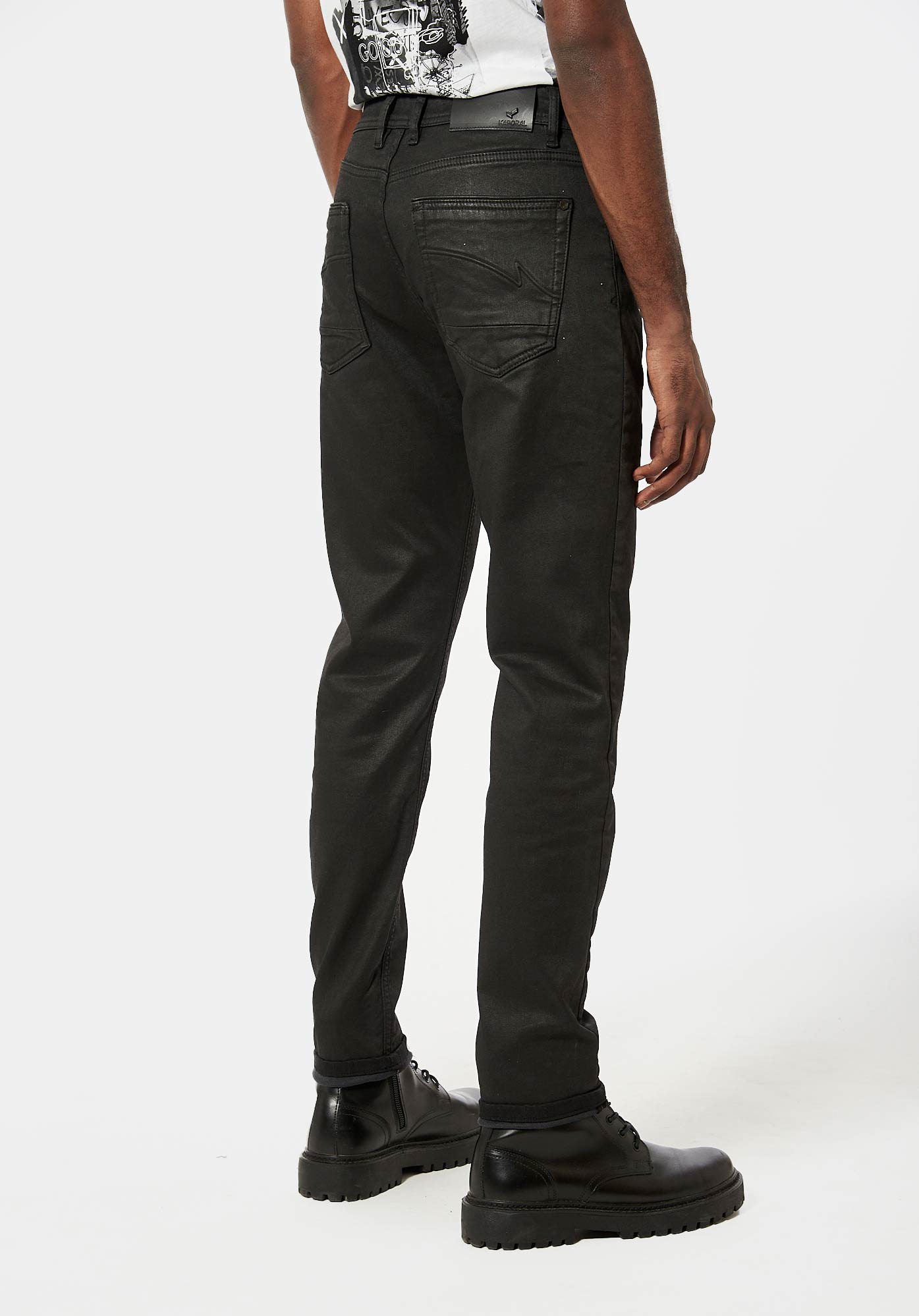 Jean slim enduit Homme Daxko Kaporal