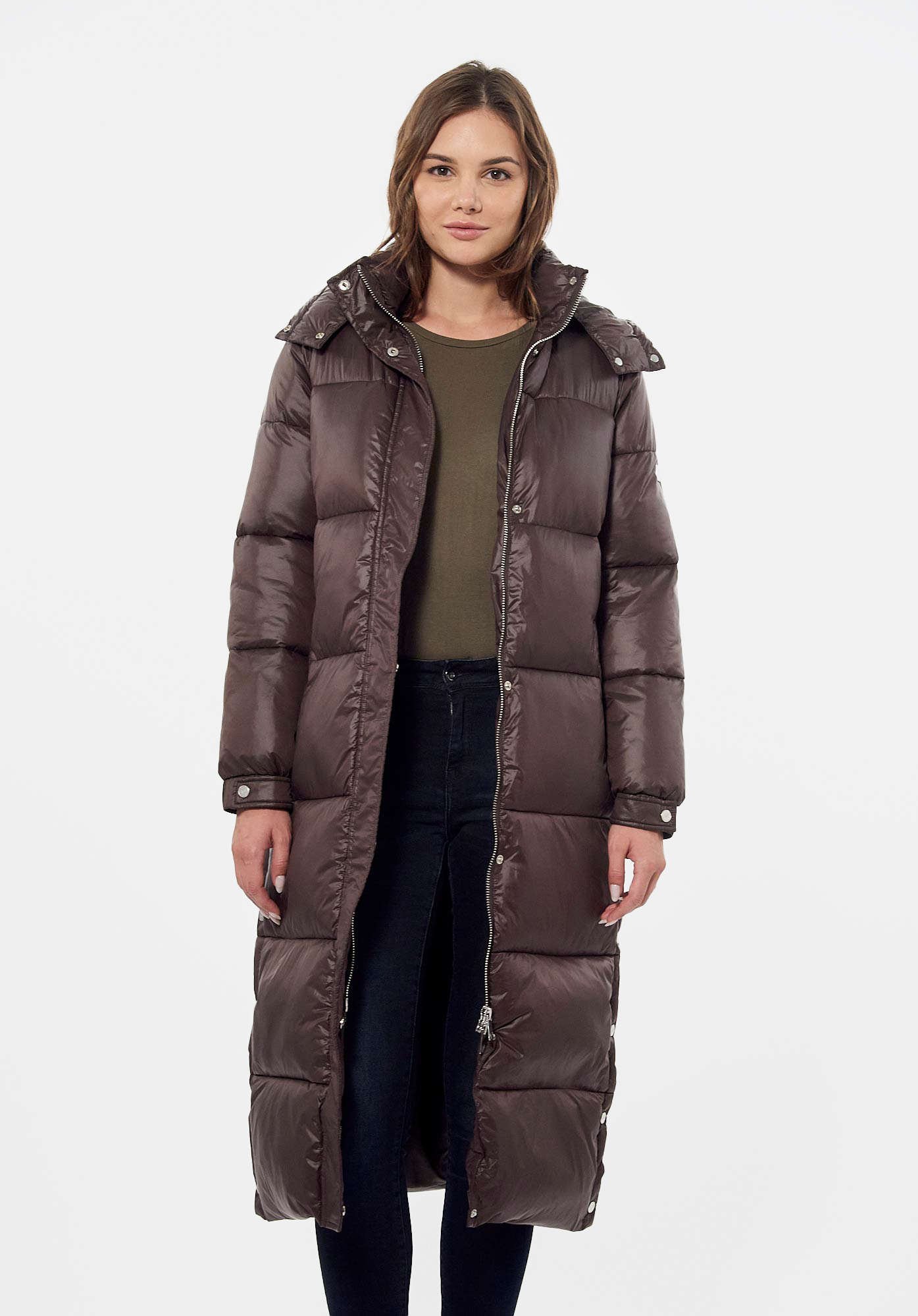 Doudoune femme couleur chocolat discount