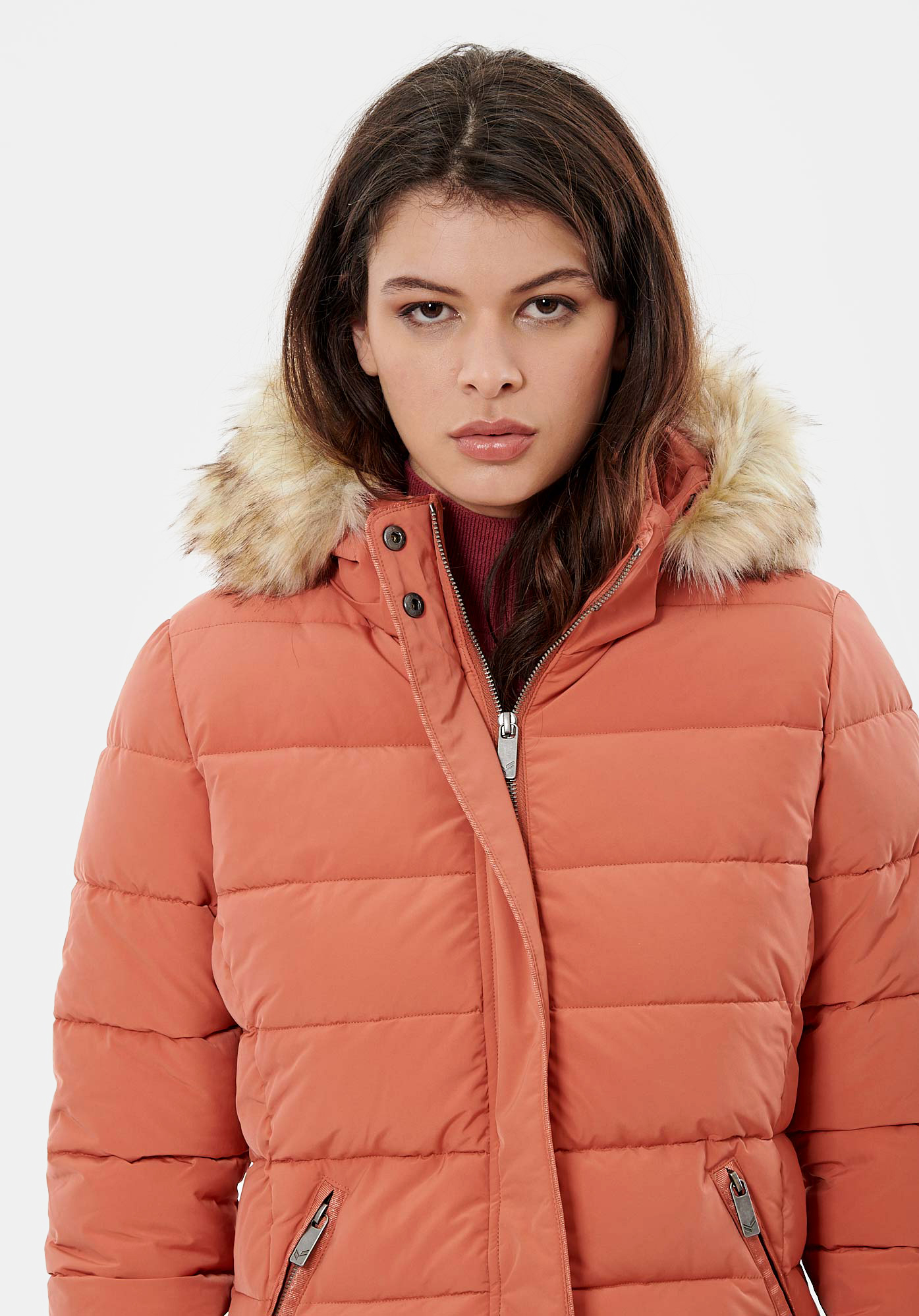 Doudoune fine femme orange new arrivals