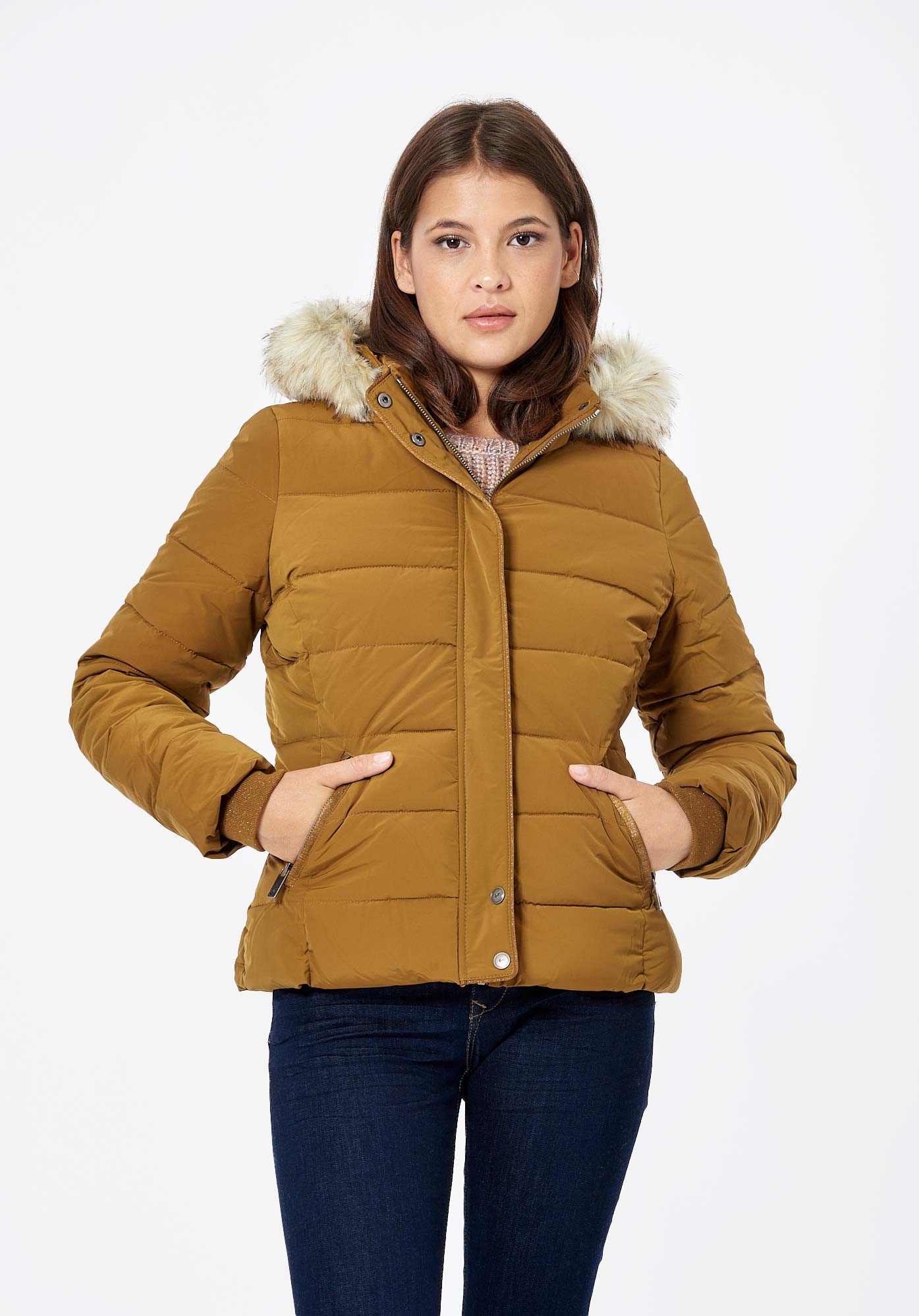 Doudoune marron Femme Dibby Kaporal