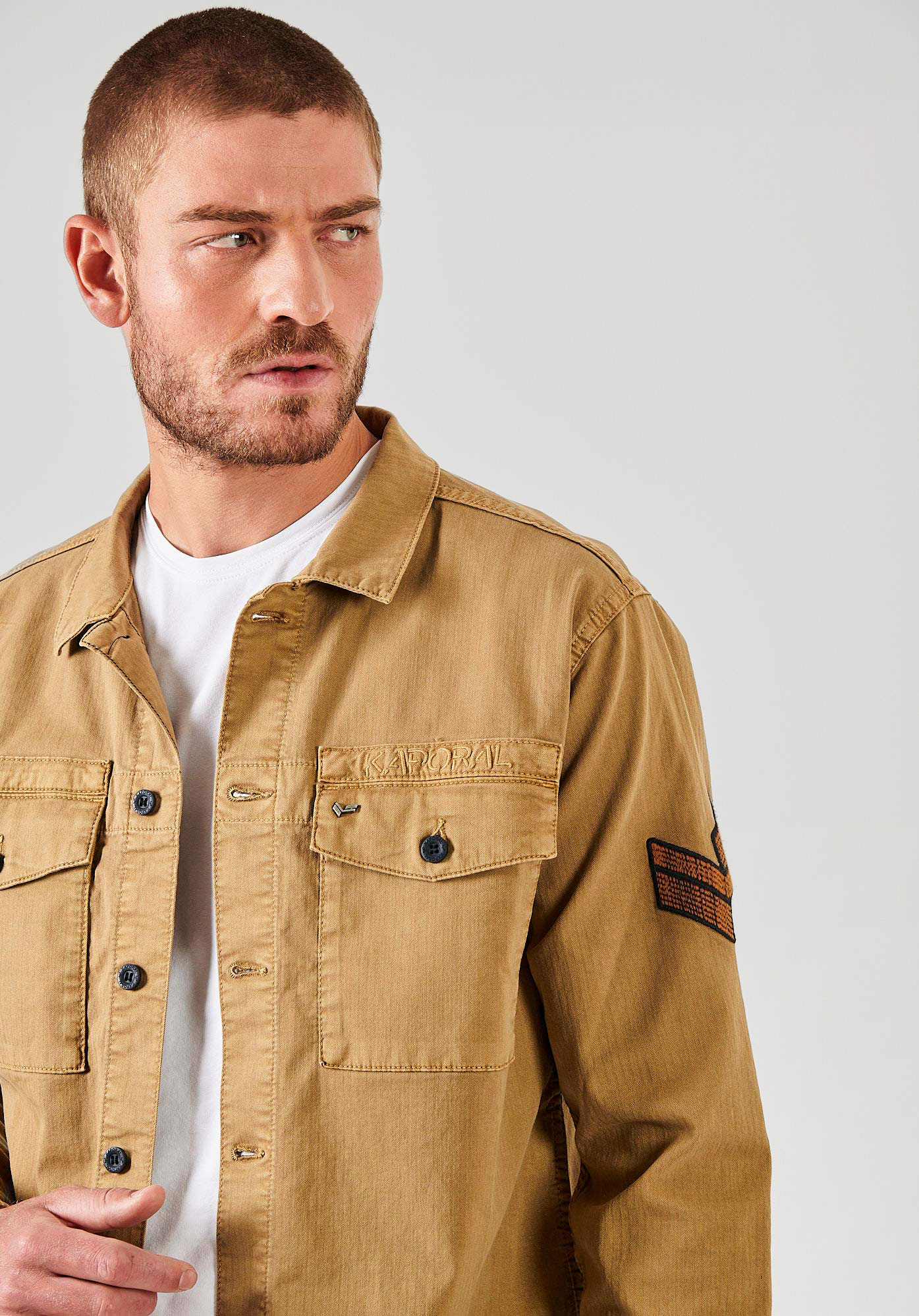 Chemise kaki homme kaporal outlet
