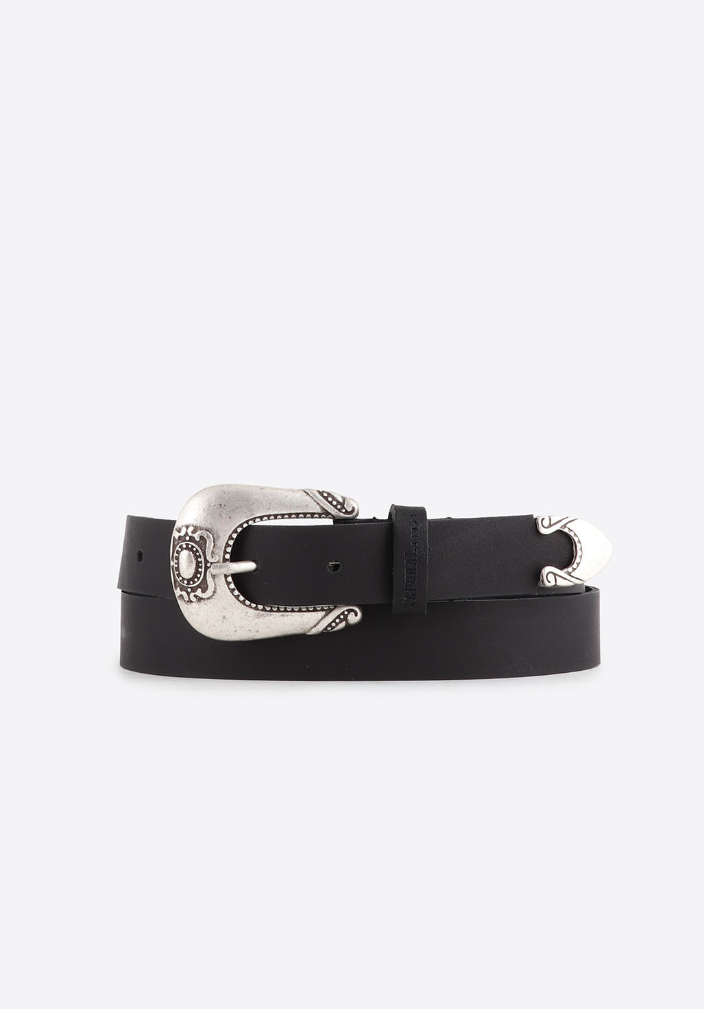 Ceinture Femme en cuir noir Dokku Kaporal