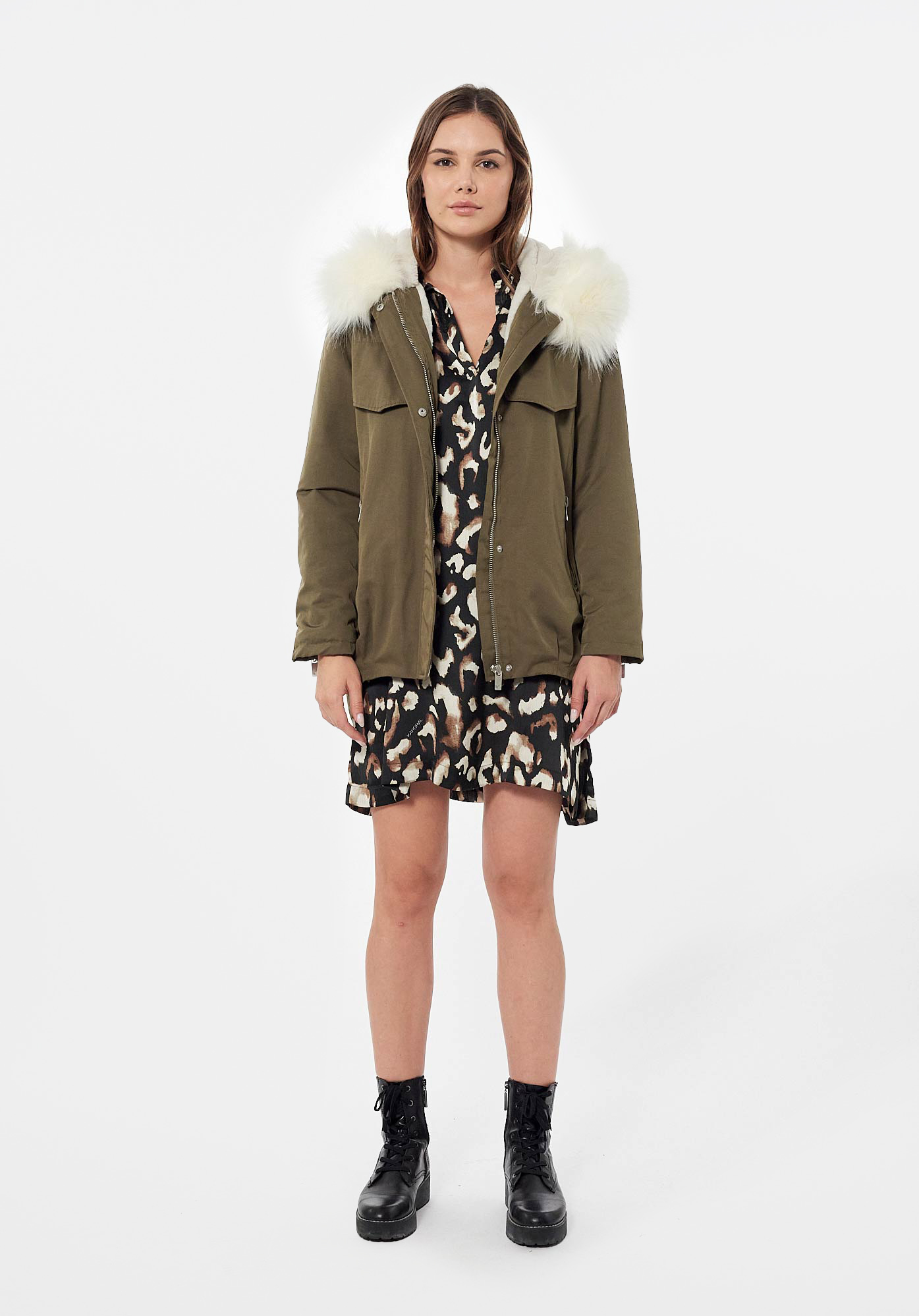 Parka kaki shop femme kaporal