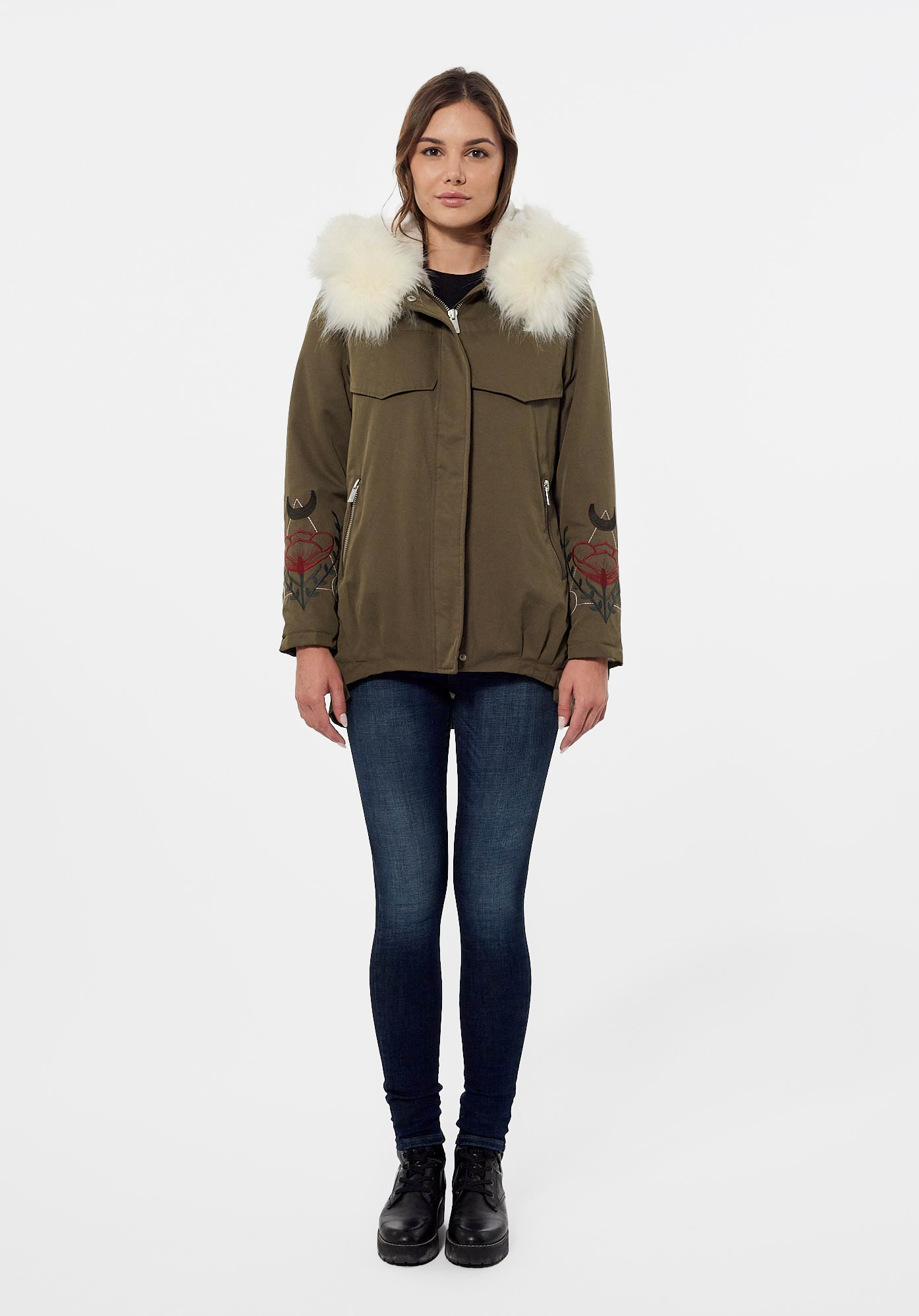 Parka kaki kaporal femme best sale
