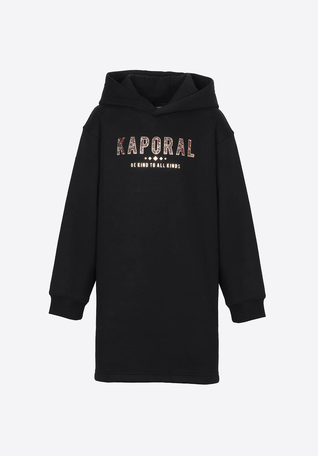 Robe sweat noire Fille Elia Kaporal