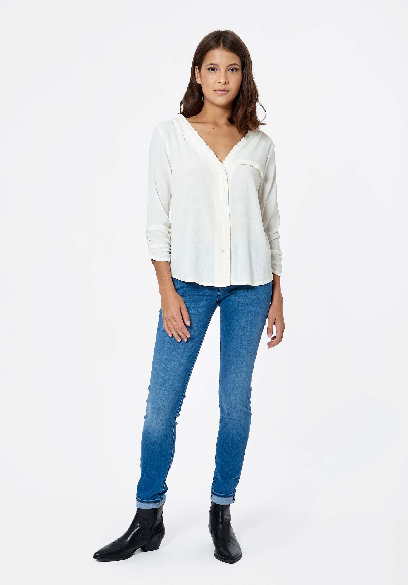 Blouse blanche Femme Gloek Kaporal
