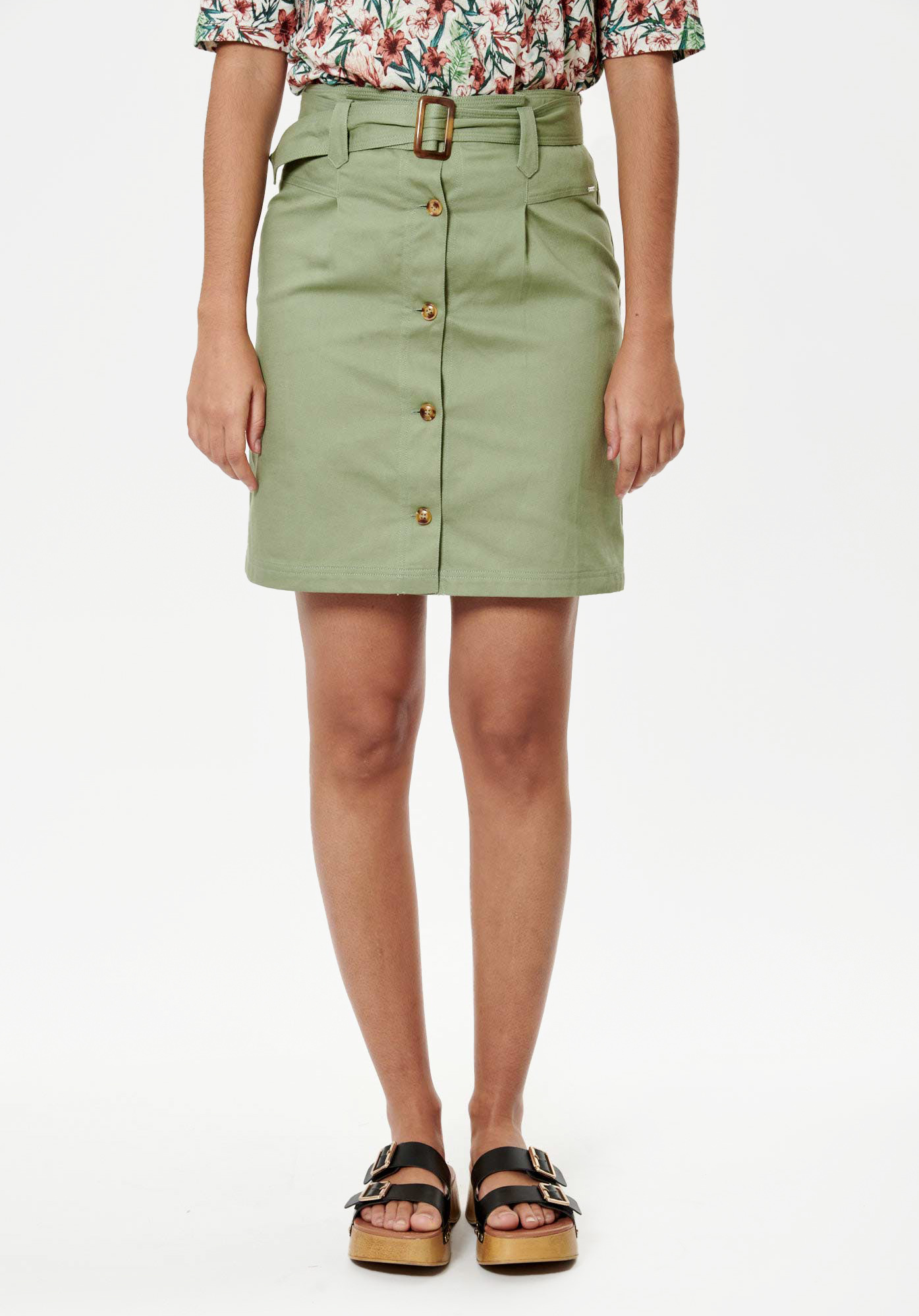 Jupe kaki Femme Guili Kaporal