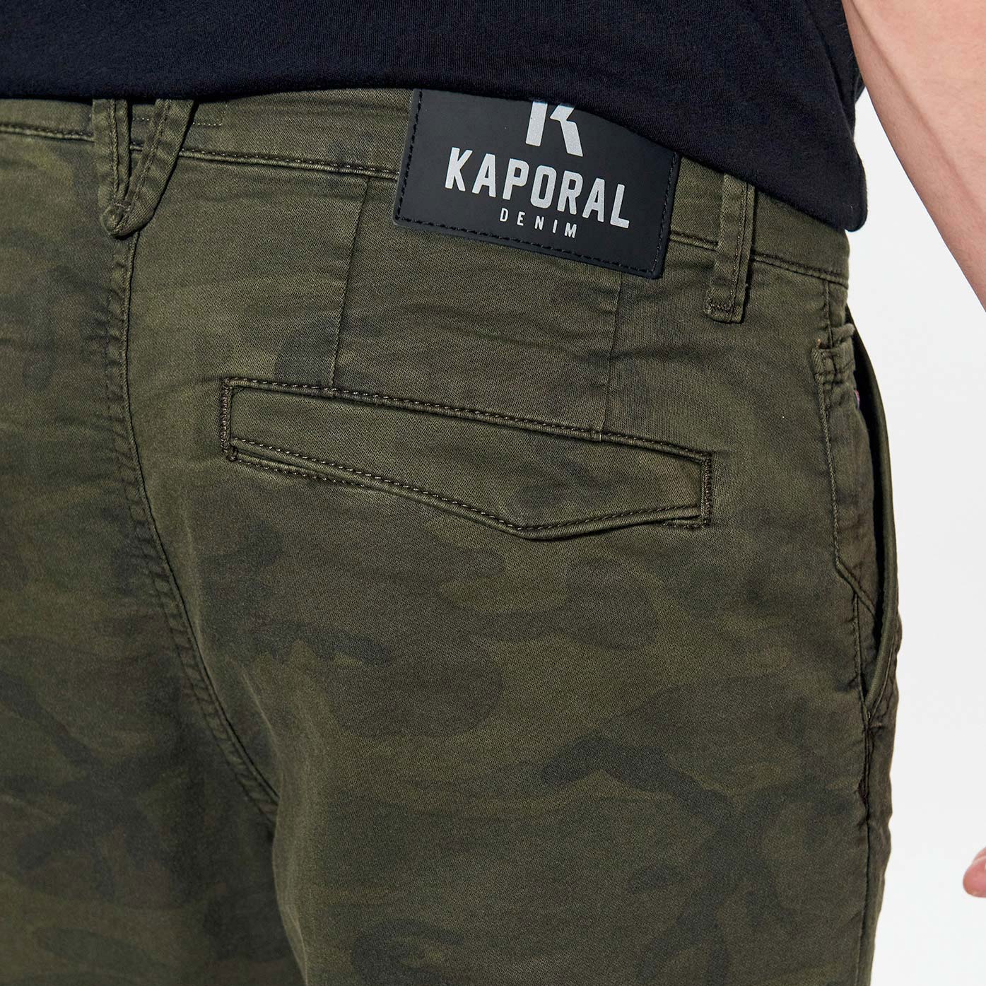 Pantalon chino kaki camouflage Homme Irwix Kaporal