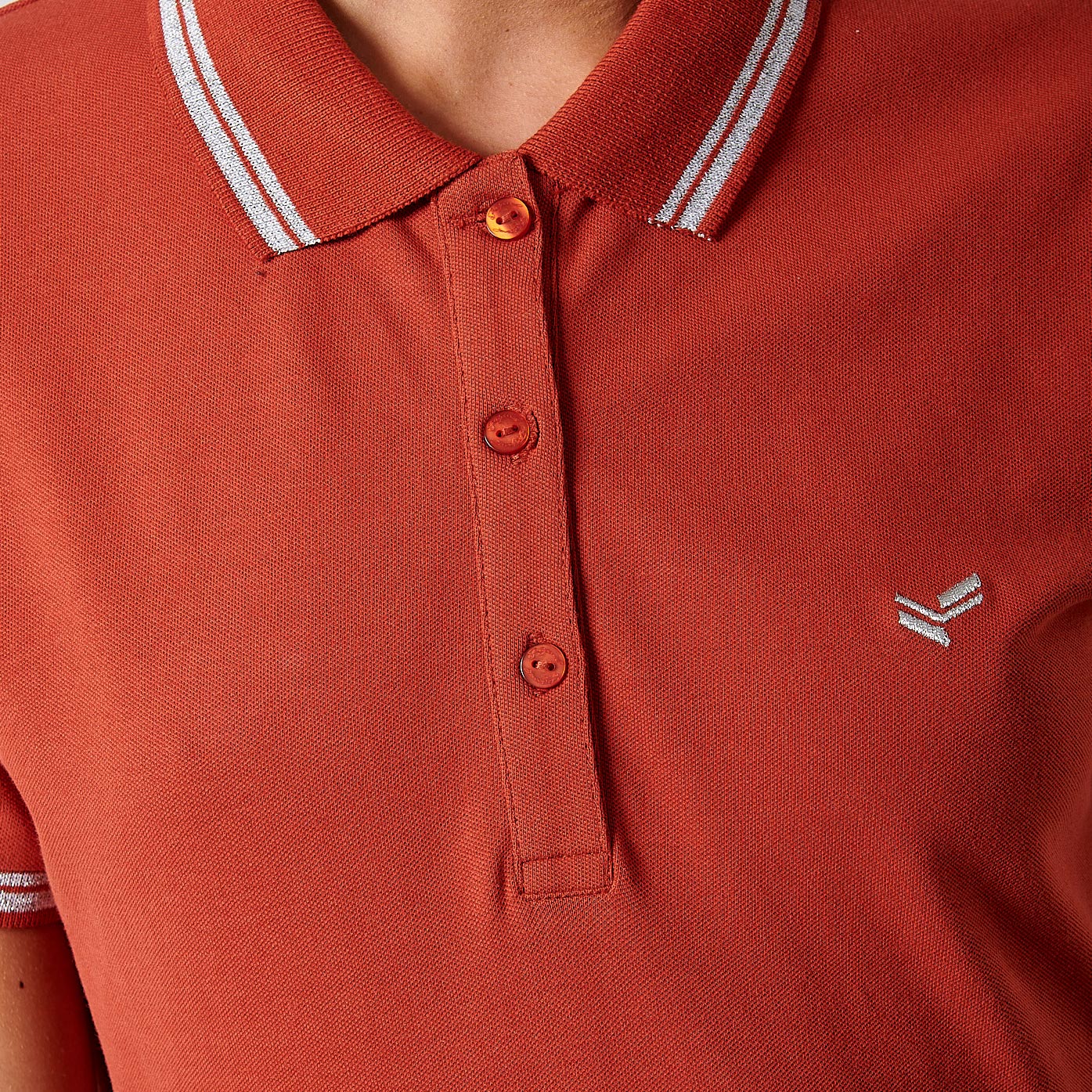 Robe polo rouge Femme Julix Kaporal