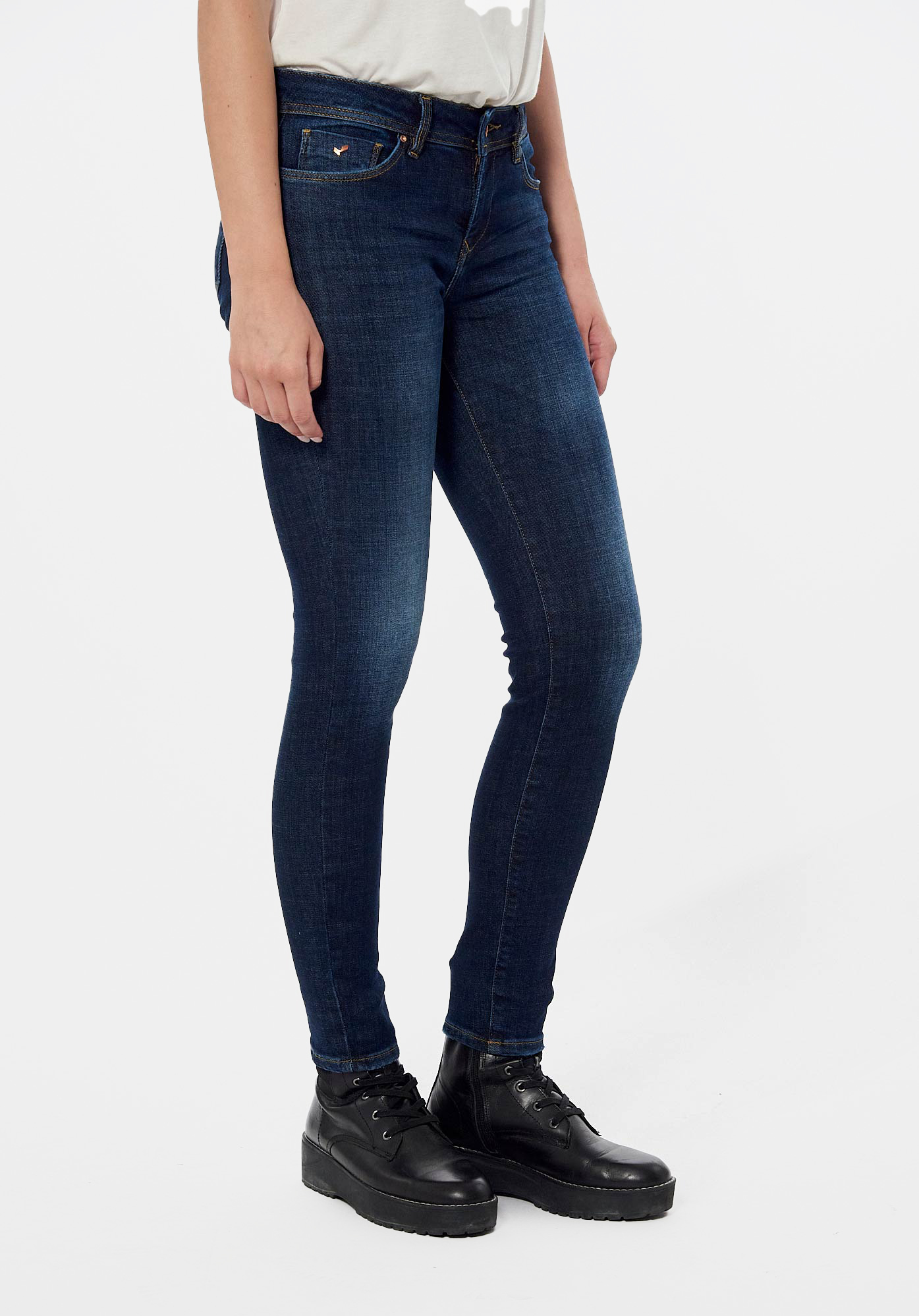 Jeans kaporal hotsell femme taille basse