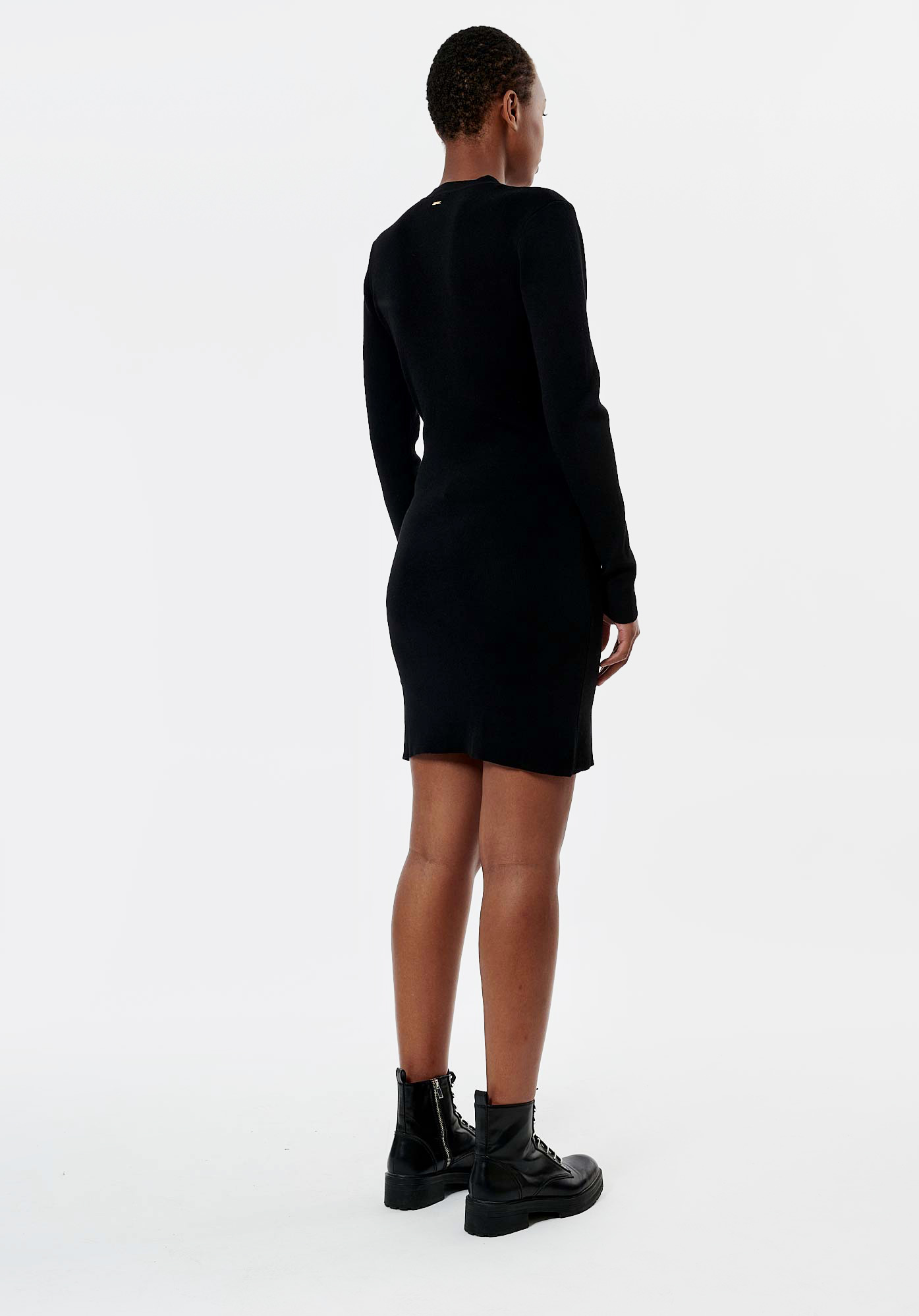 Robe pull noire Femme Lola Kaporal