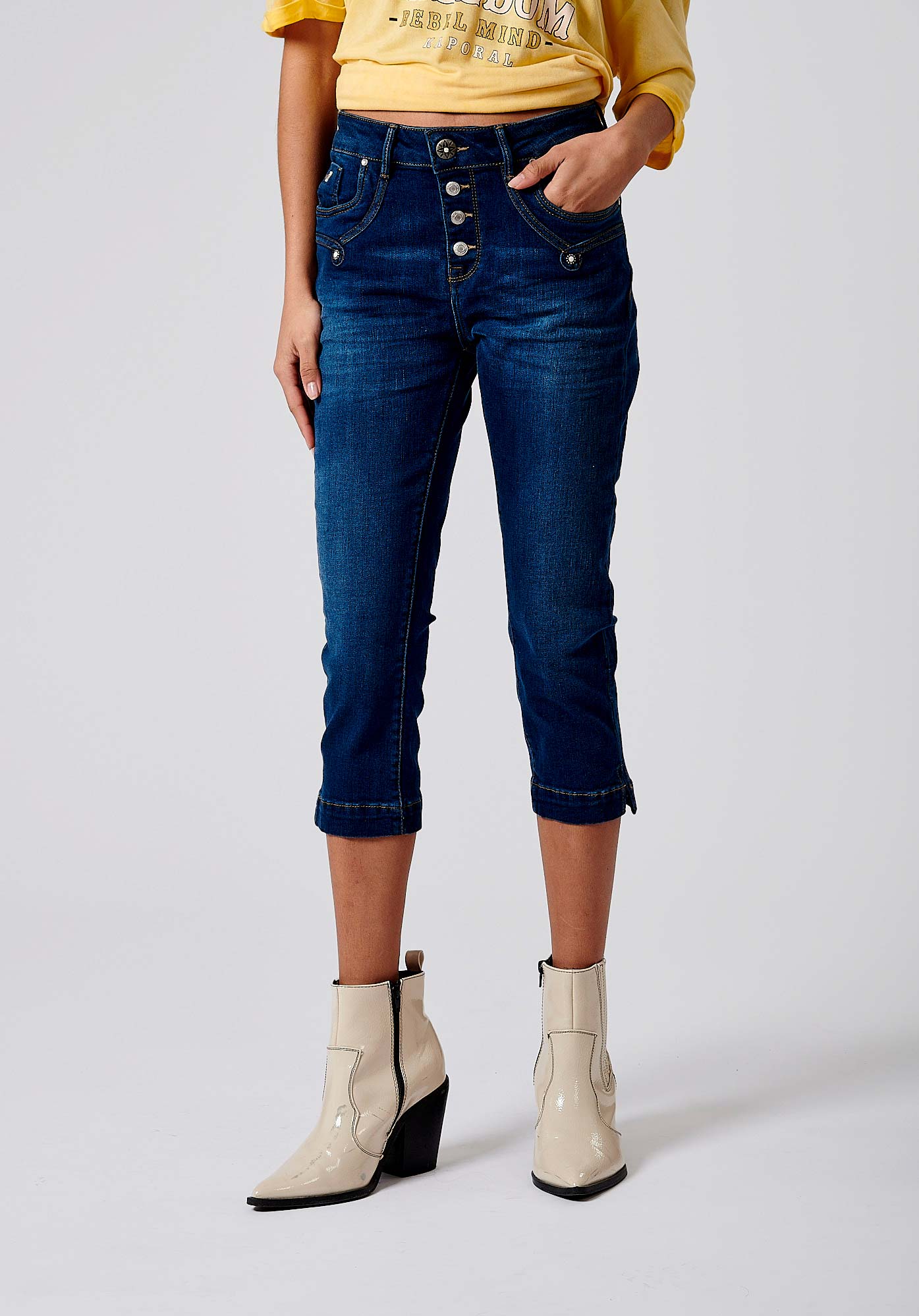 Pantacourt slim Femme Loli Kaporal