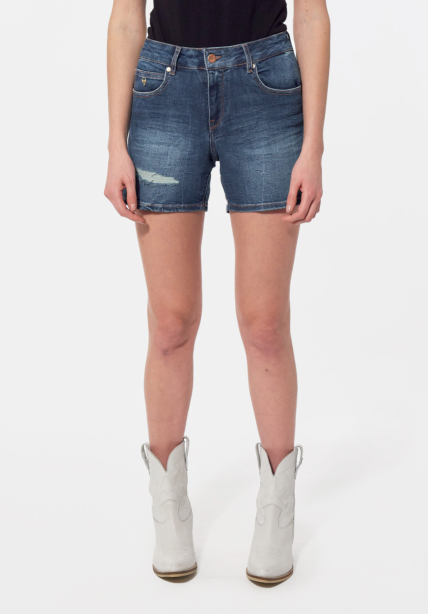 Short en jean Femme Luca Kaporal