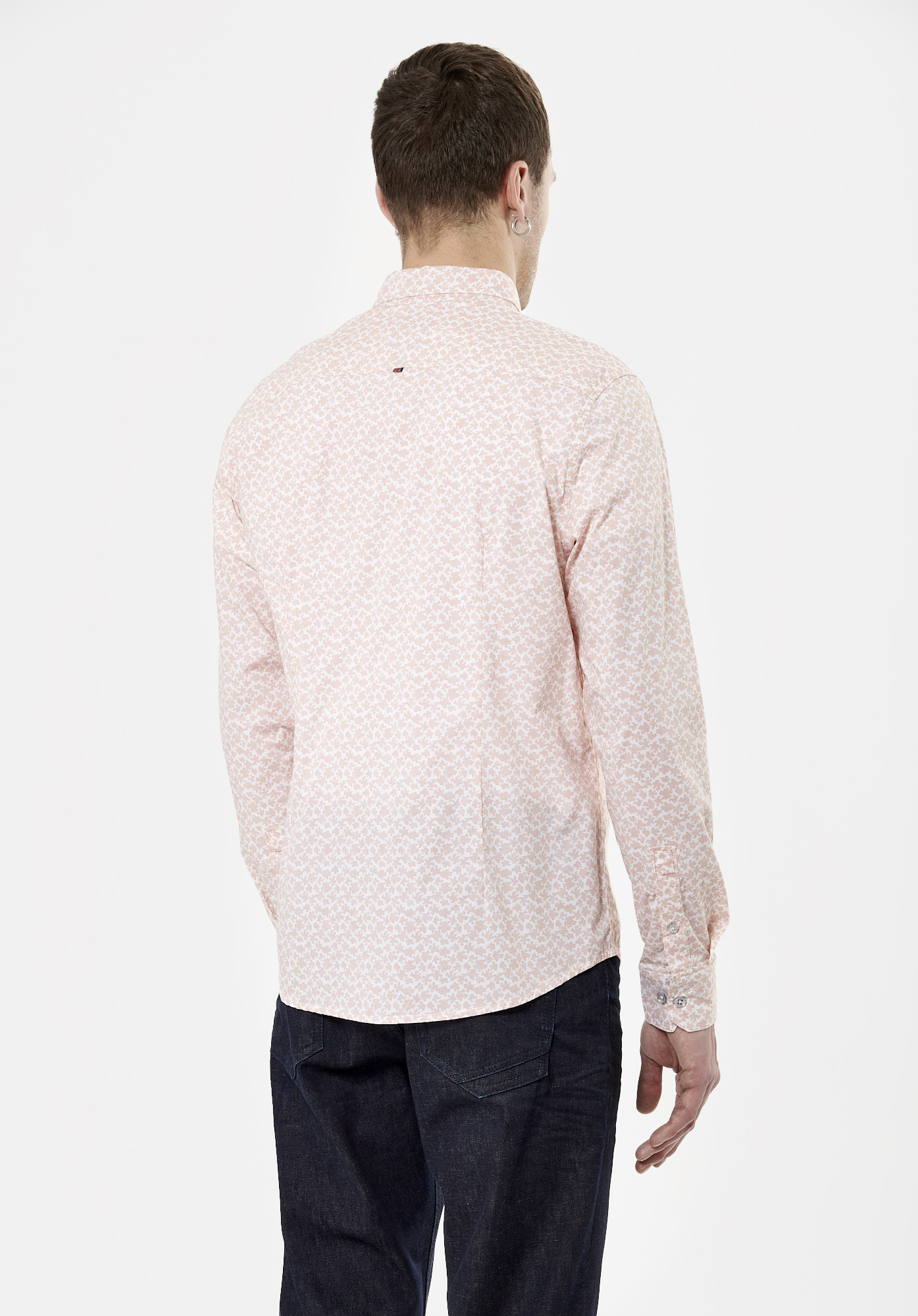 Chemise orange Homme Malte Kaporal