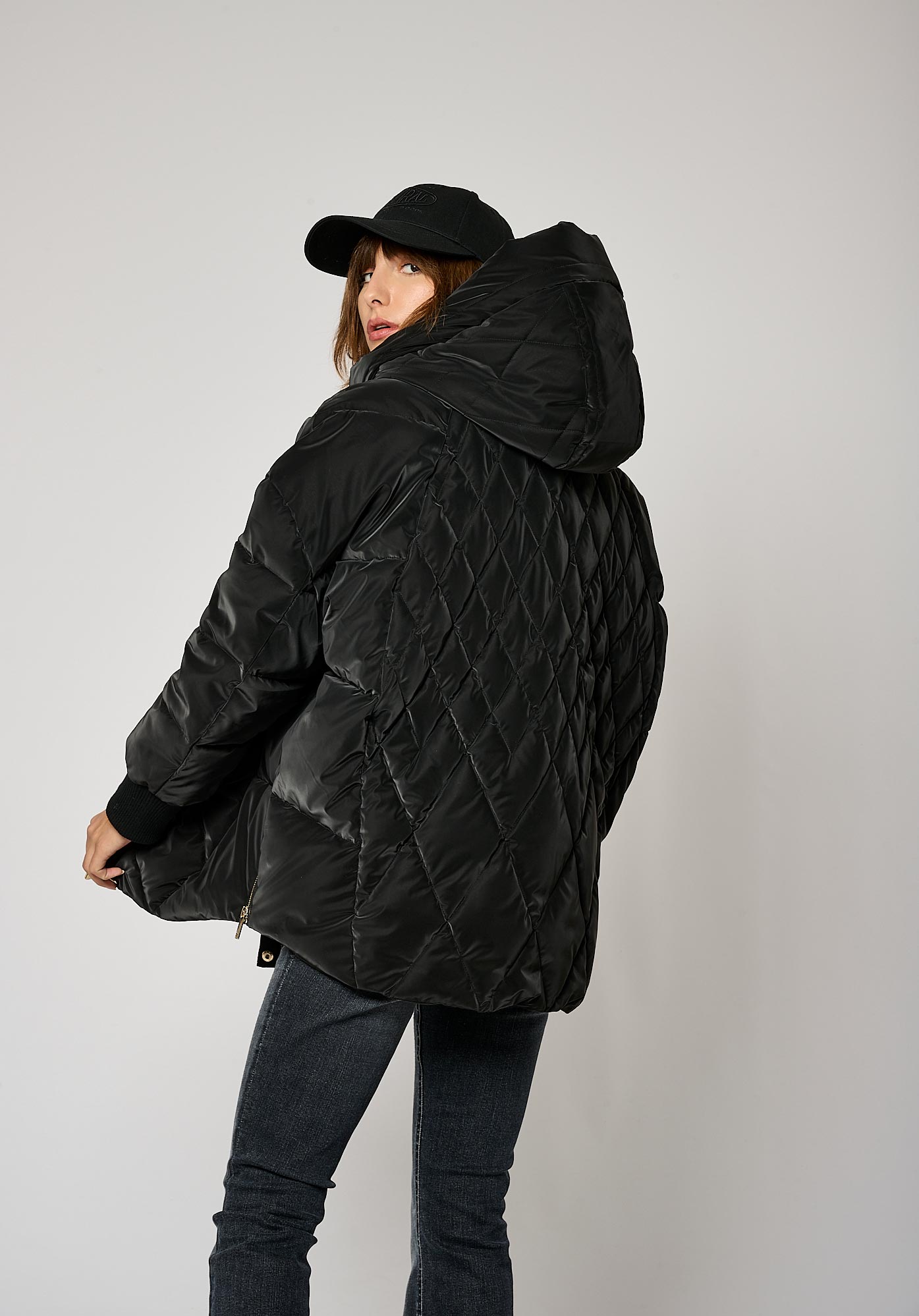 Doudoune noire Femme Milo Kaporal