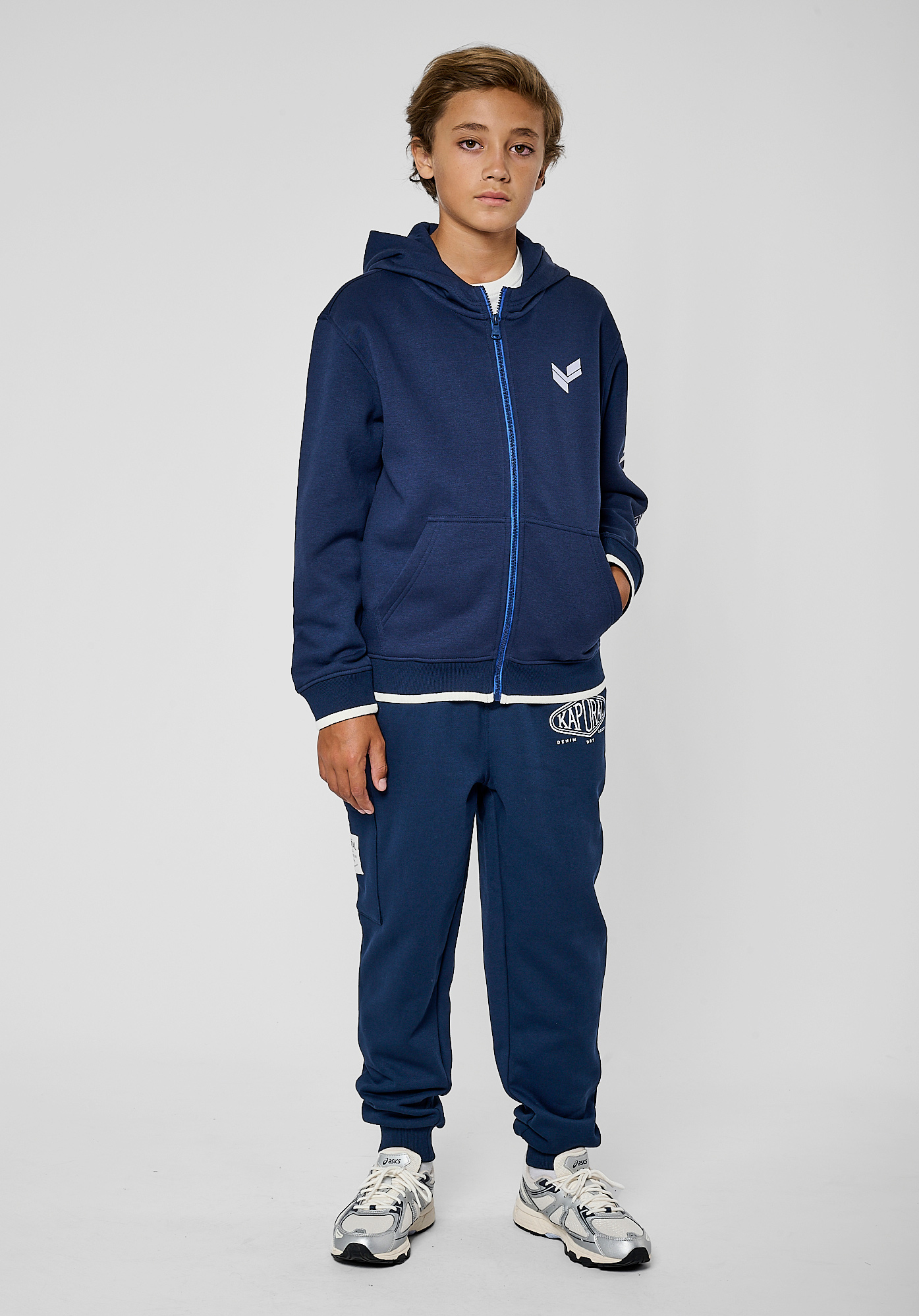 Jogging bleu Garcon Moris Kaporal