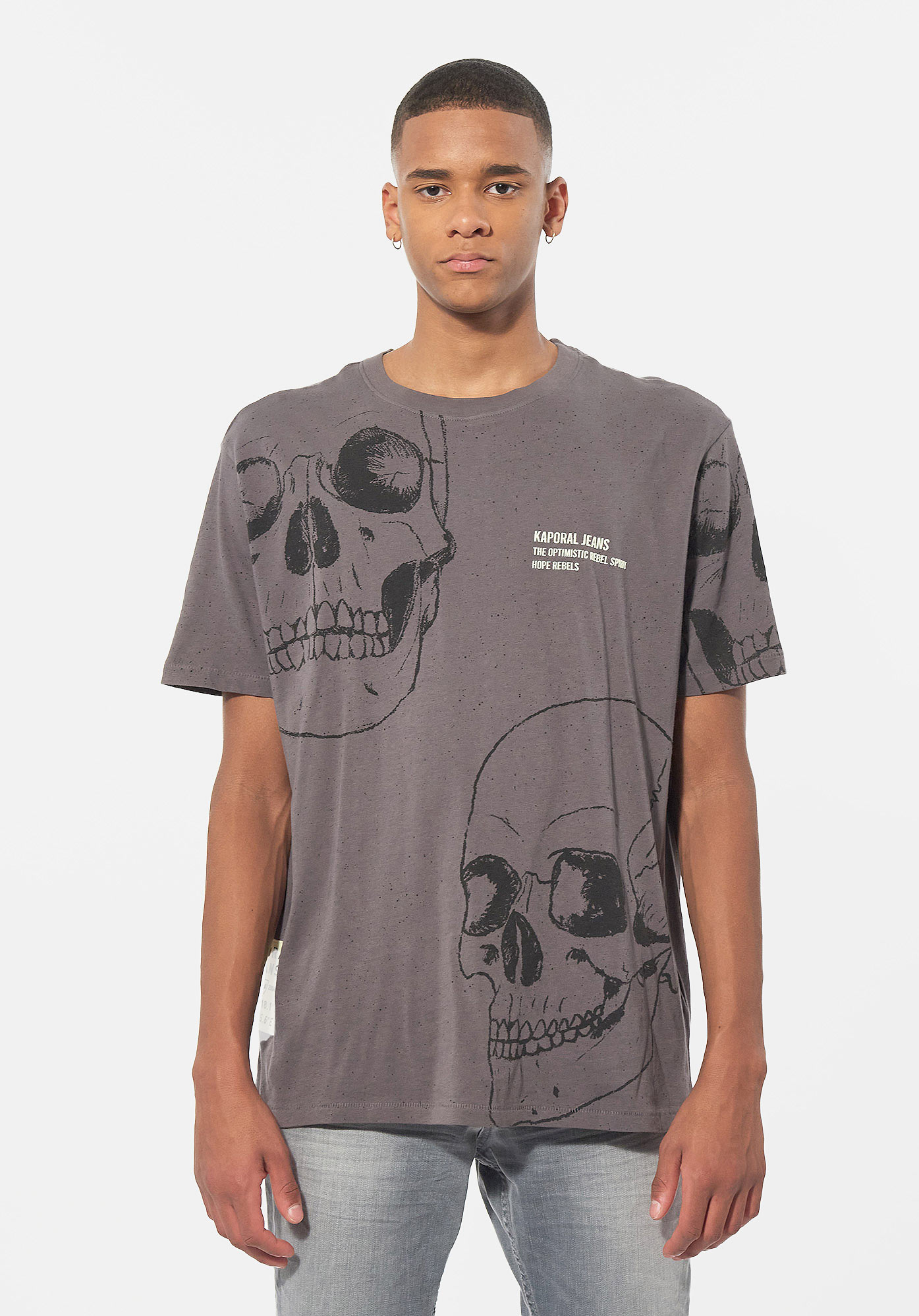 Tee shirt tête cheap de mort zara homme