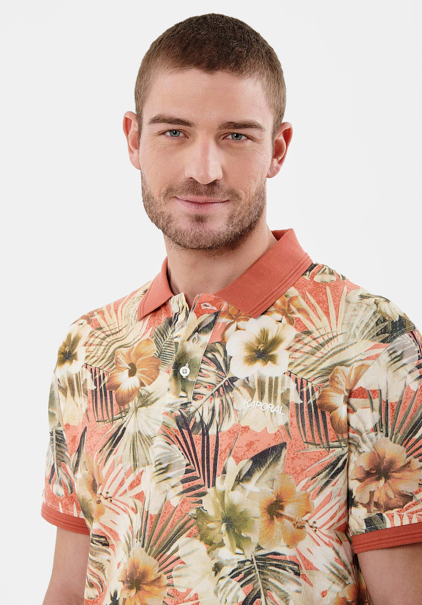 Polo 2025 fleuri homme
