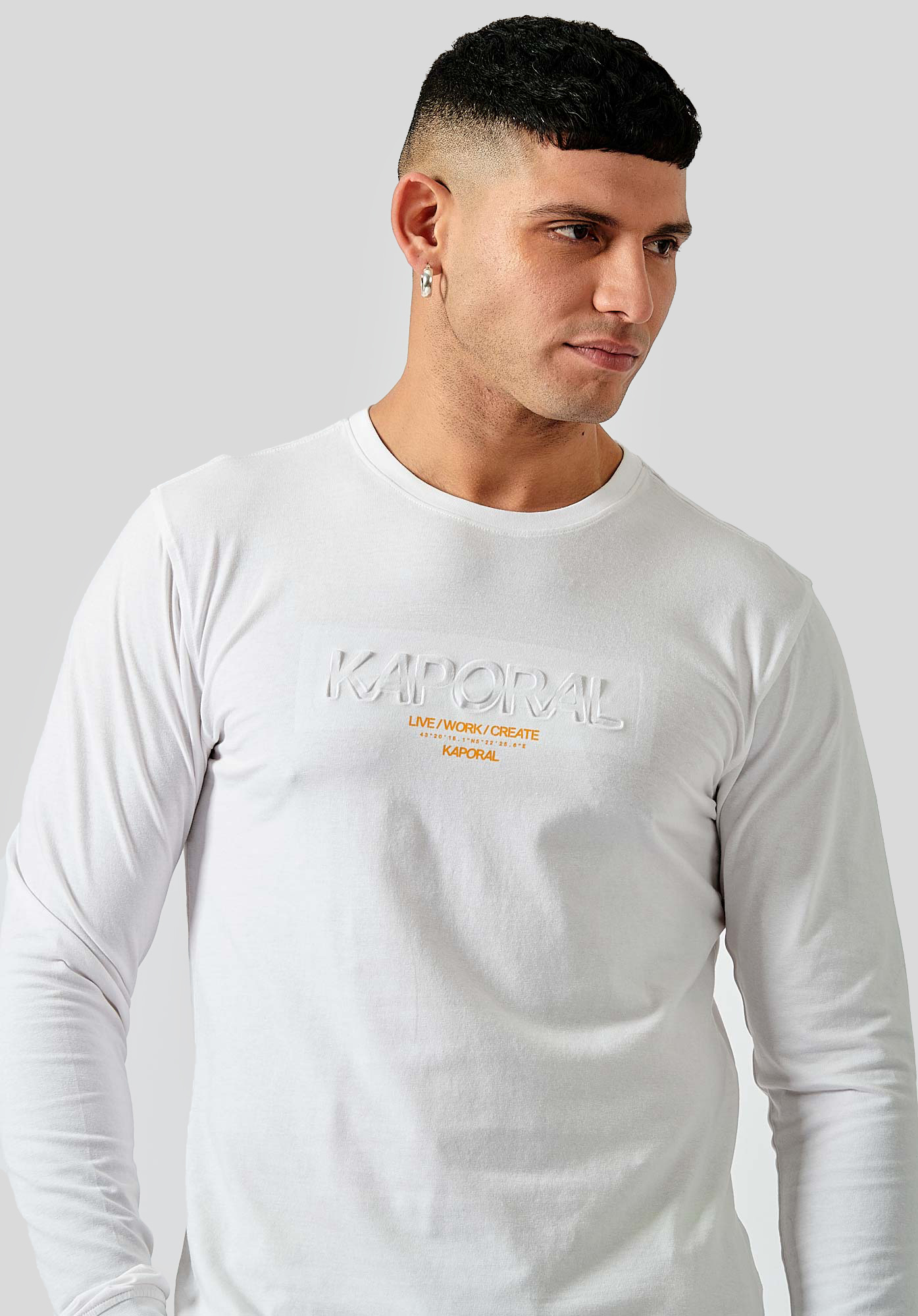 T shirt manche mi longue homme sales