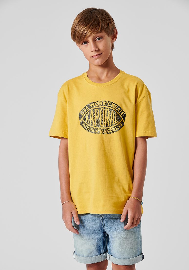 Tee-shirt manches courtes en coton enfant garçon LAVIS