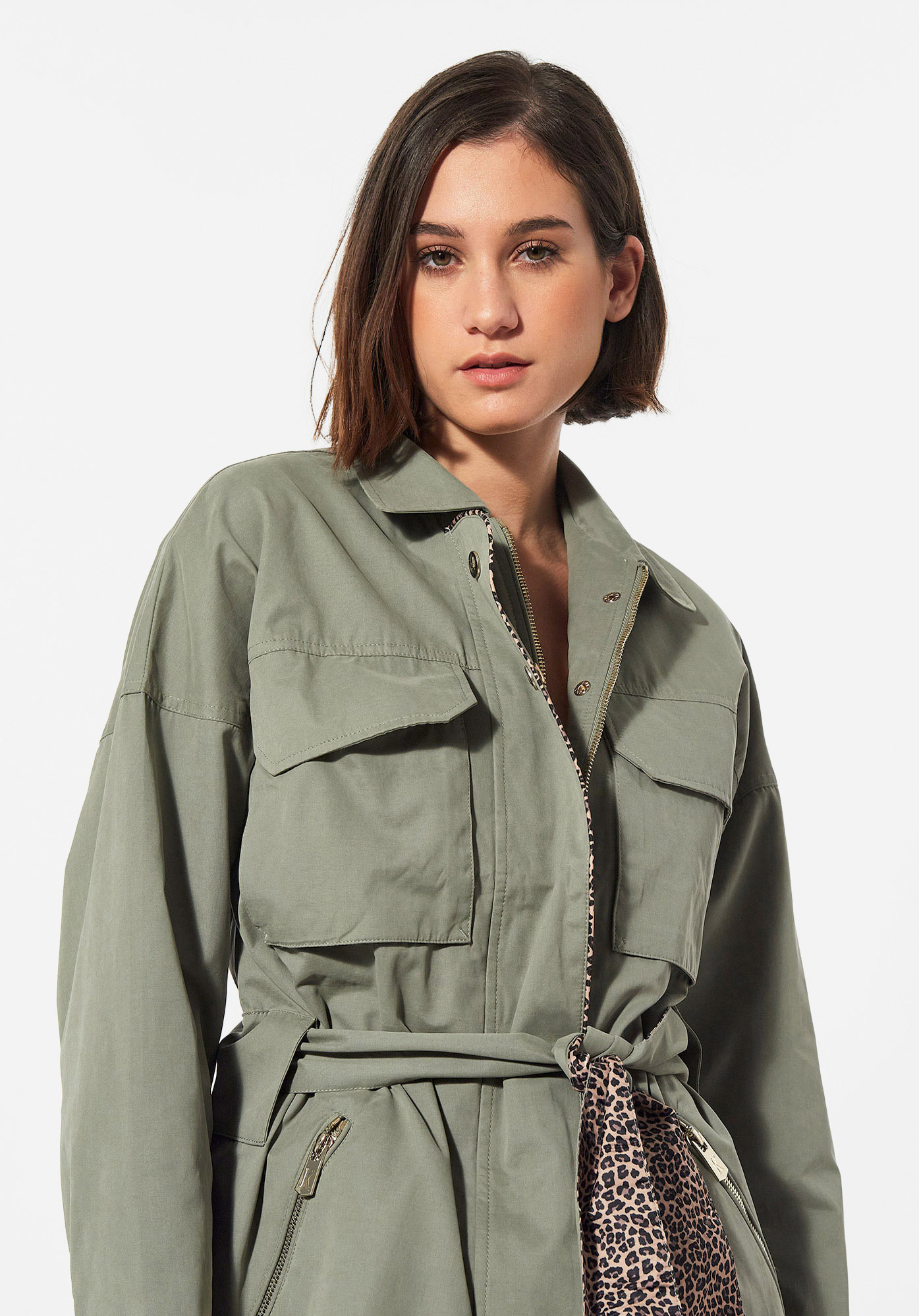 Veste kaporal store femme kaki