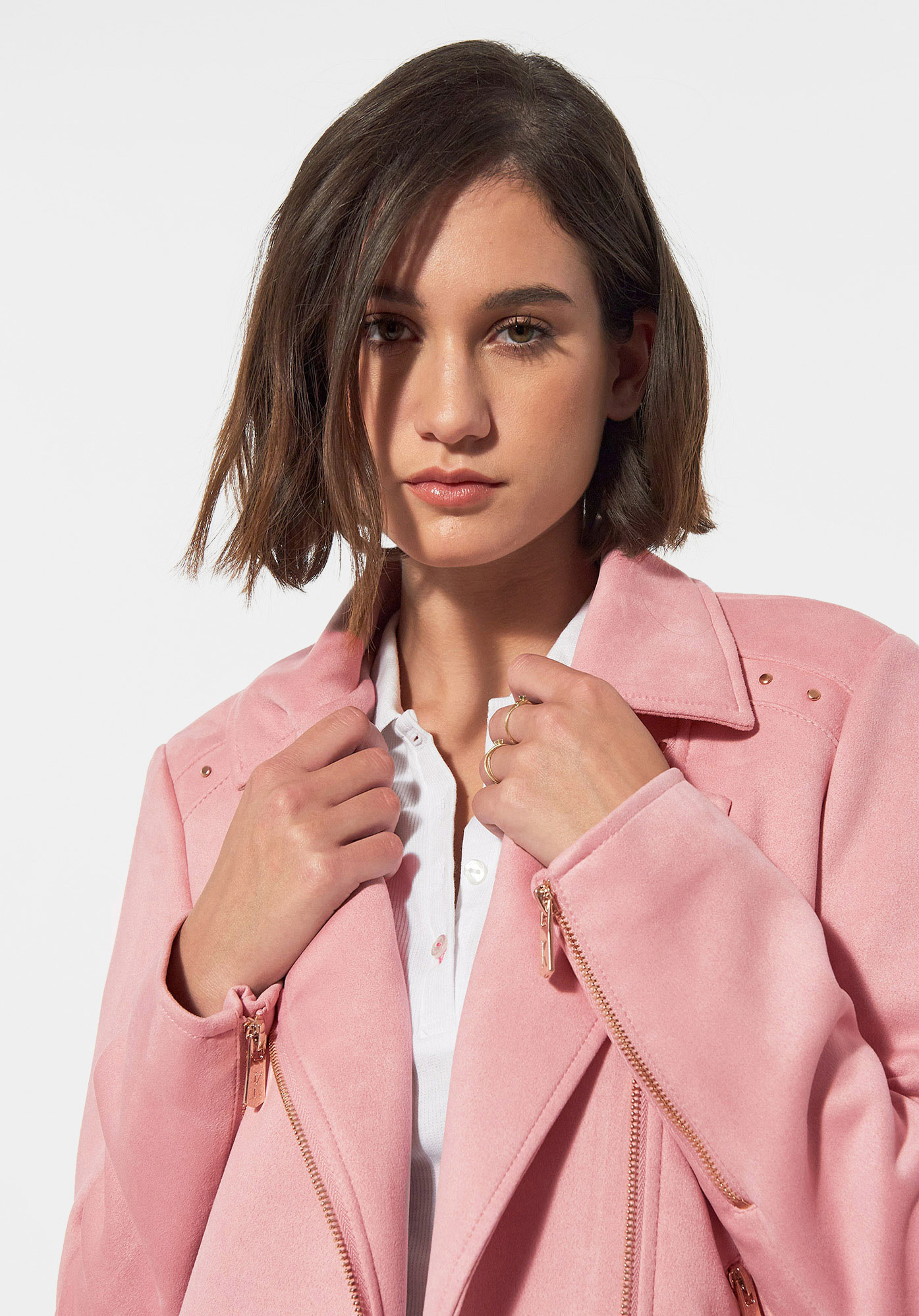 Women's pink jacket women Pomme - Kaporal