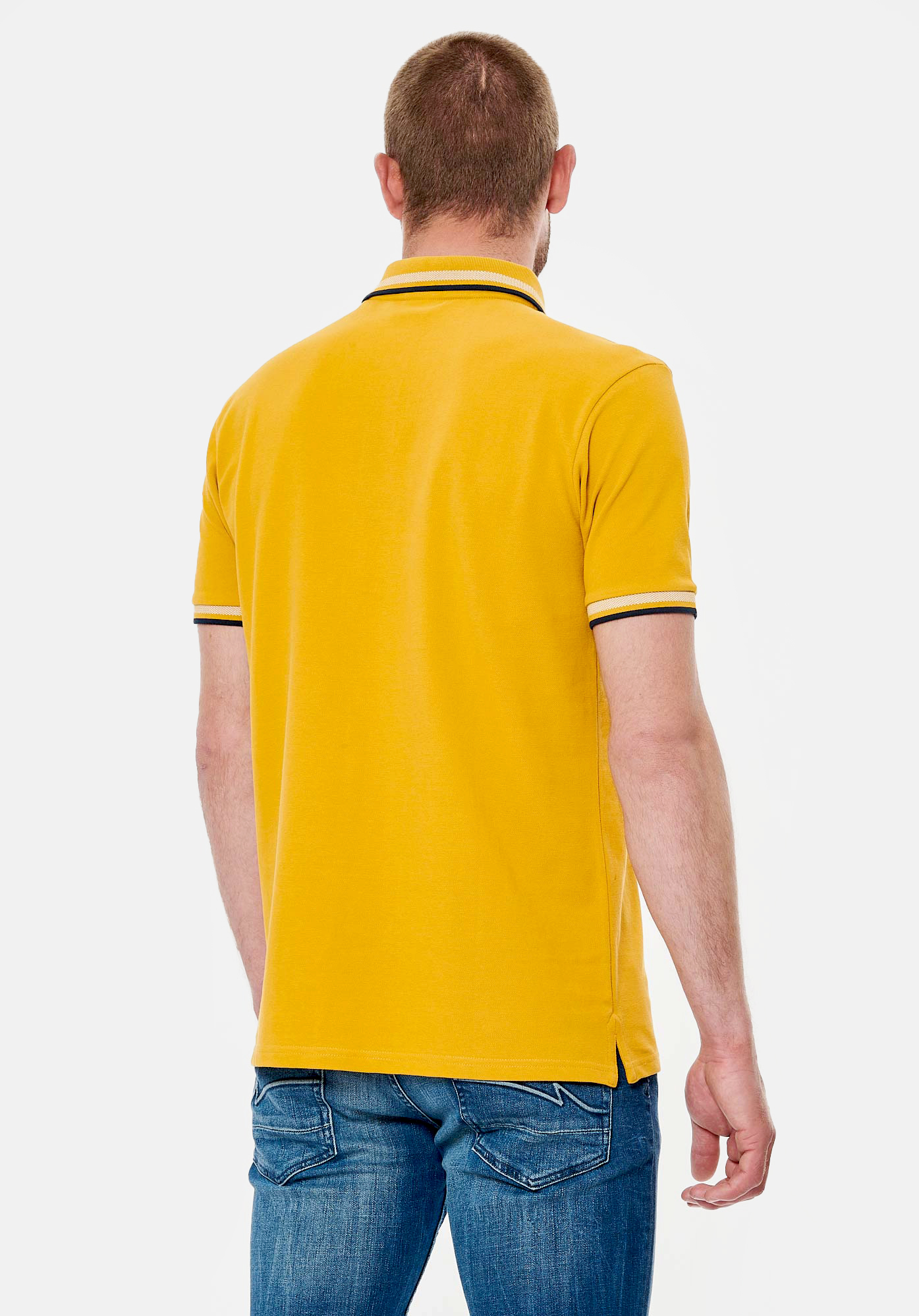 Polo moutarde homme cheap