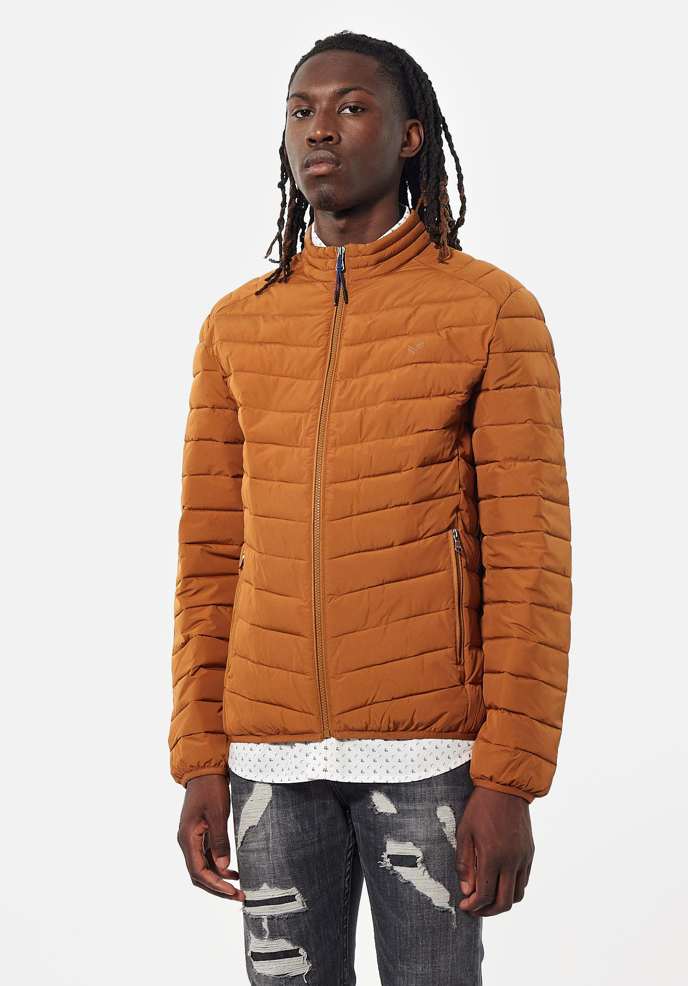Doudoune hot sale homme orange