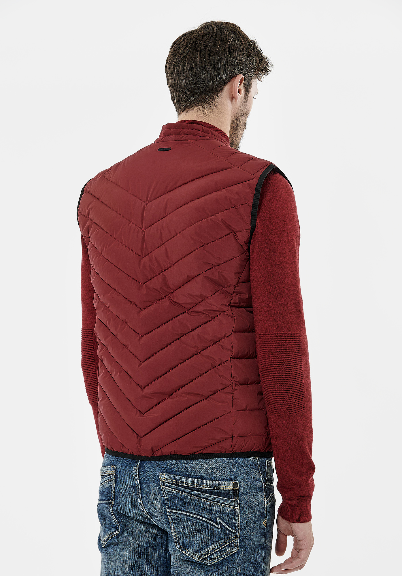 Doudoune fine bordeaux homme Sona Kaporal