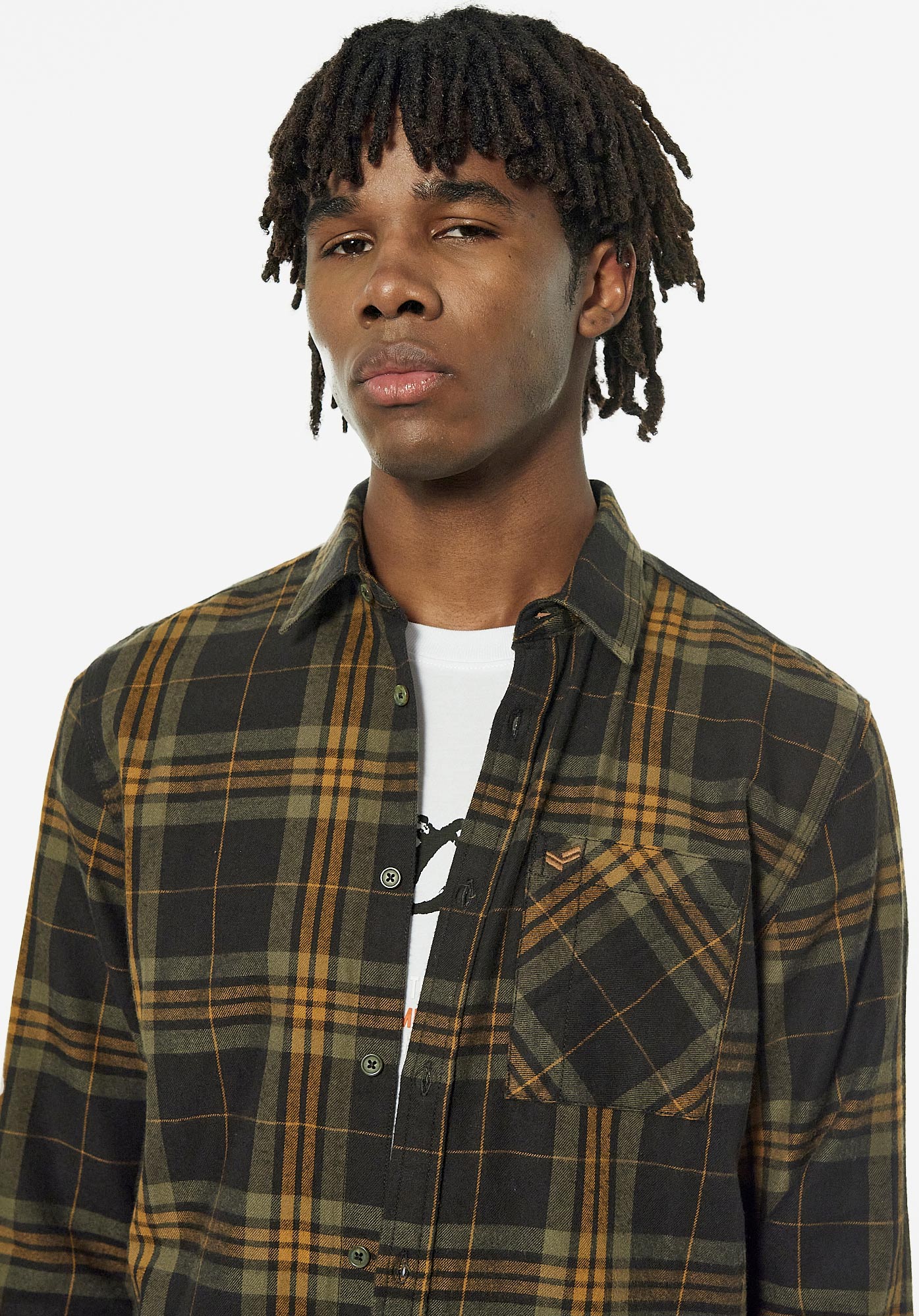 Chemise kaki homme 2025 kaporal