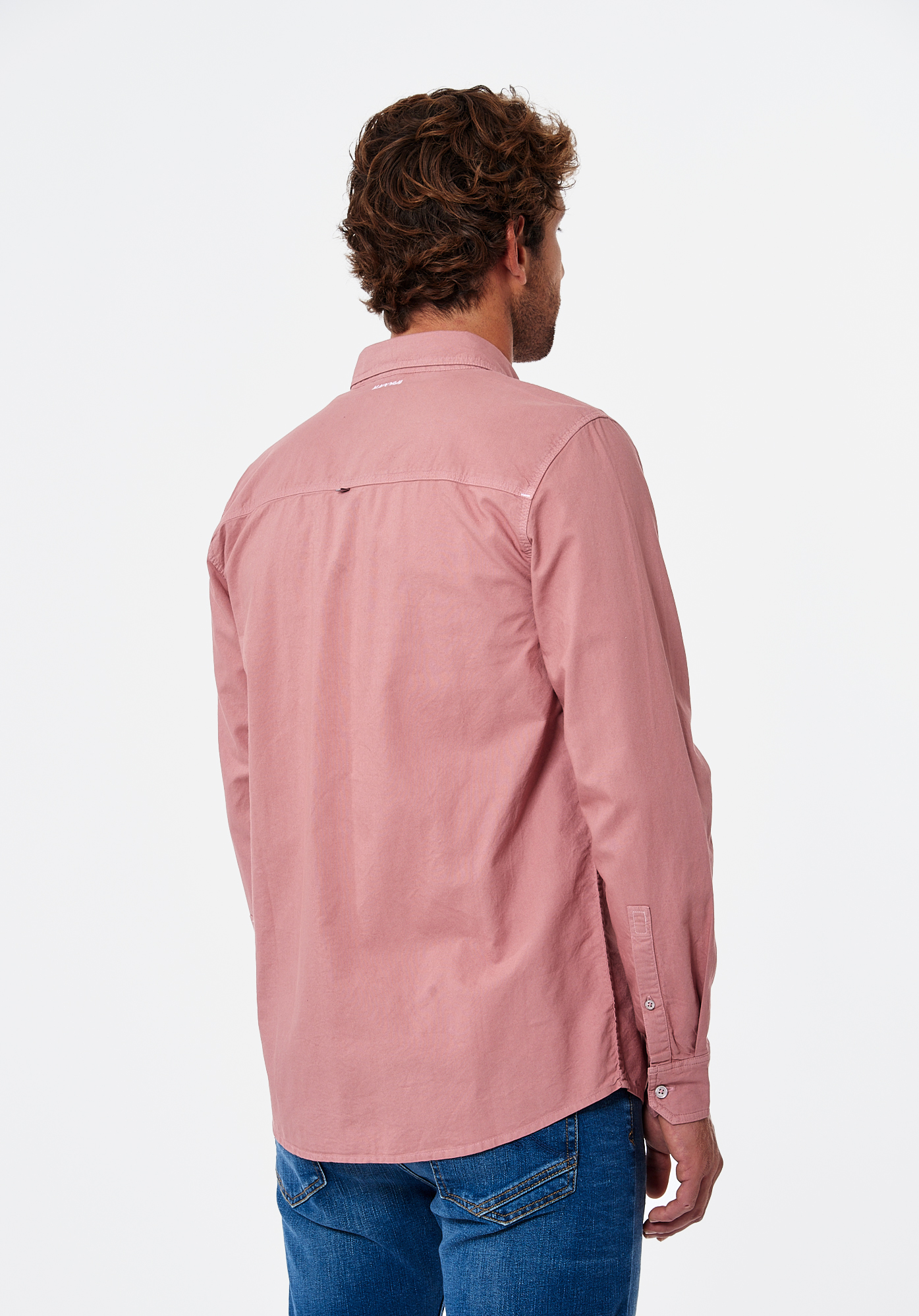 Chemise vieux rose Homme en 100 coton Tomek Kaporal
