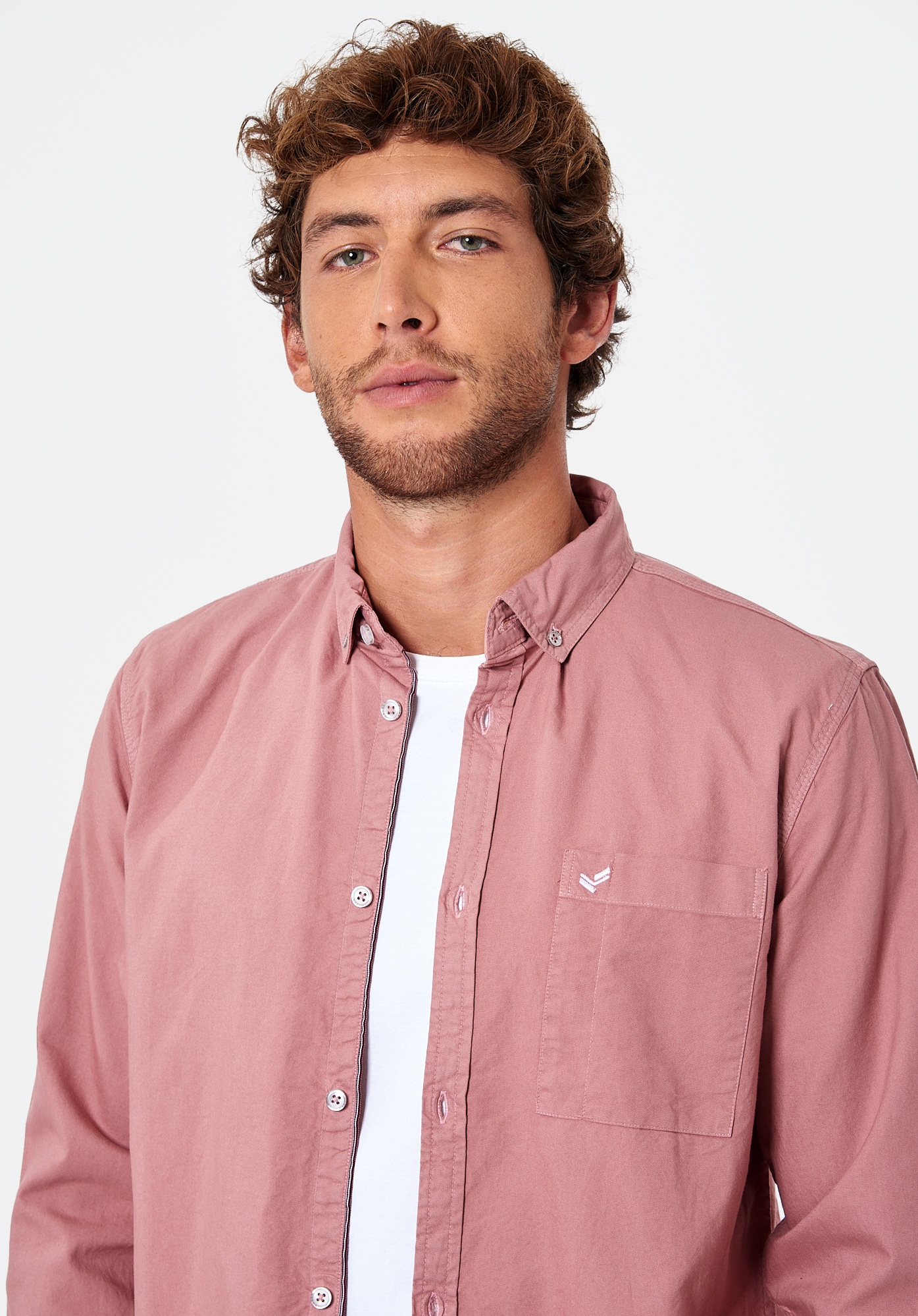 Chemise vieux rose homme clearance