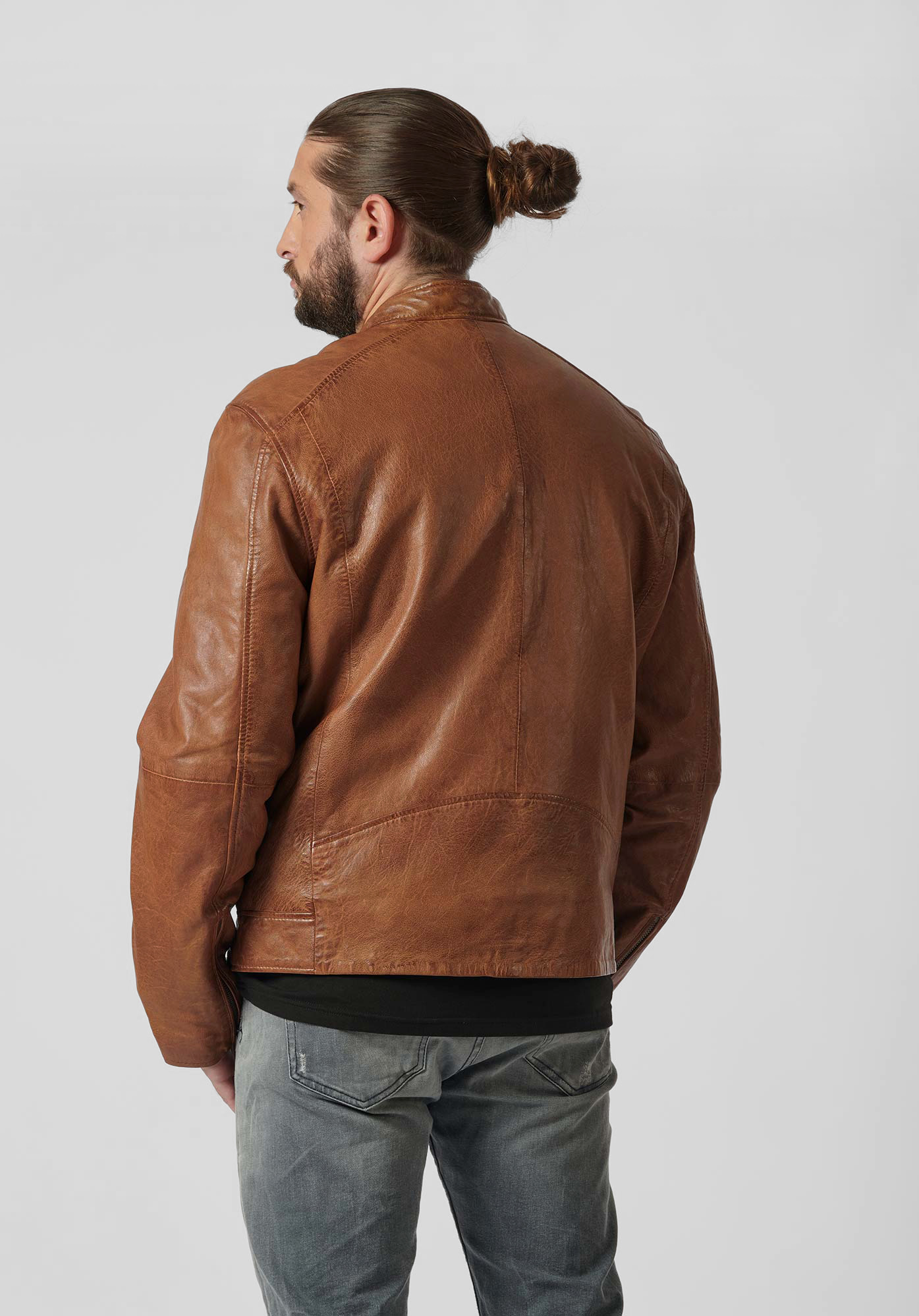 Kaporal veste en cuir outlet