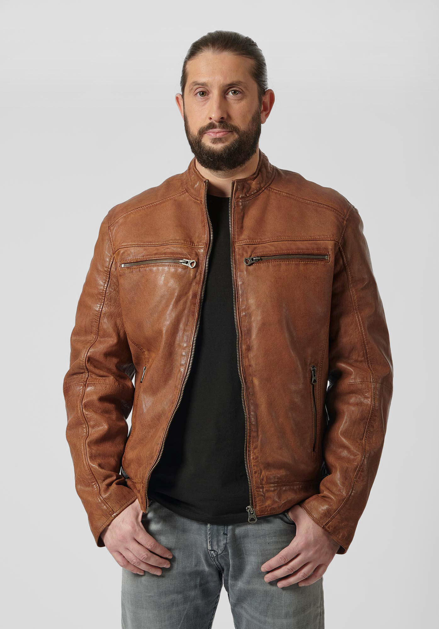 Veste cuir femme new arrivals kaporal