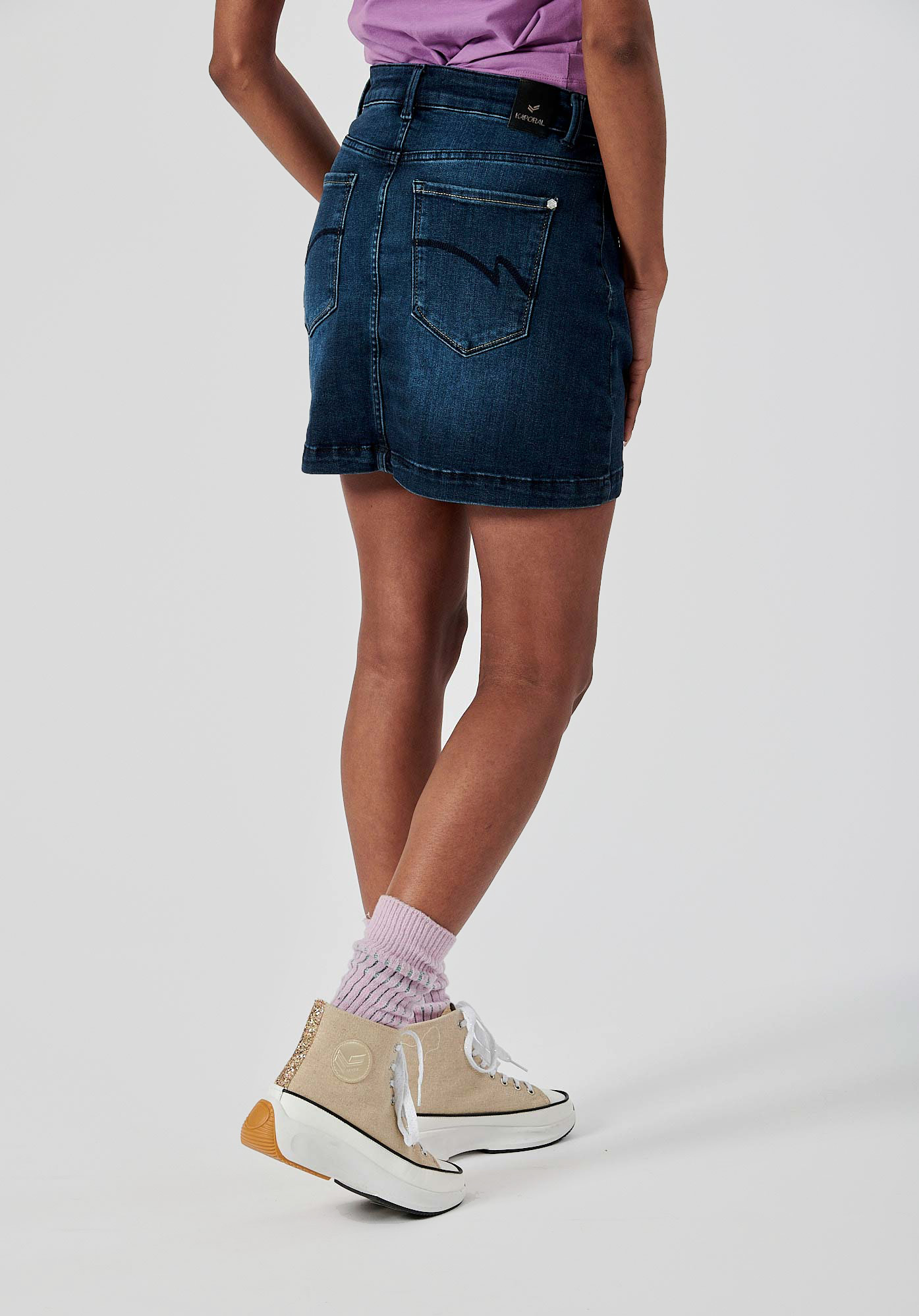 Jupe en jean best sale kaporal