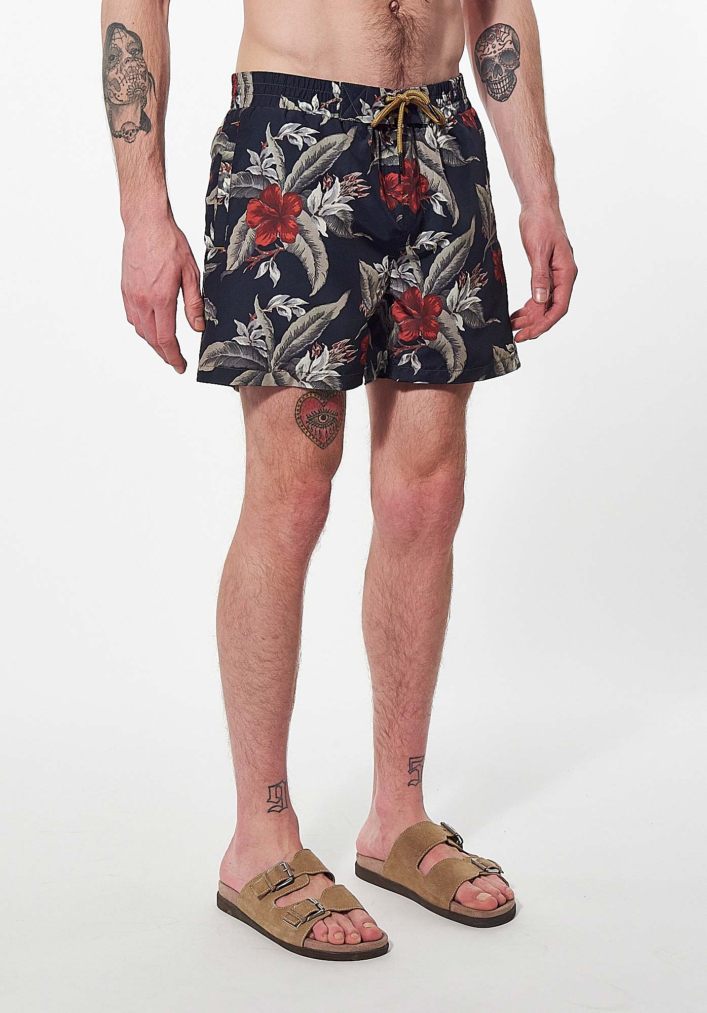 Maillot de bain fleurs Homme Vann Kaporal