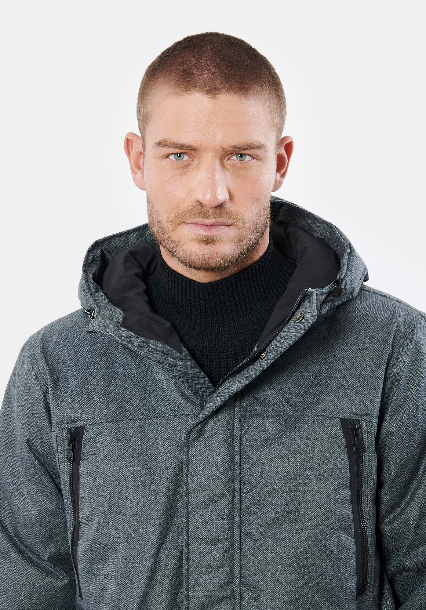 Parka grise homme Veen Kaporal