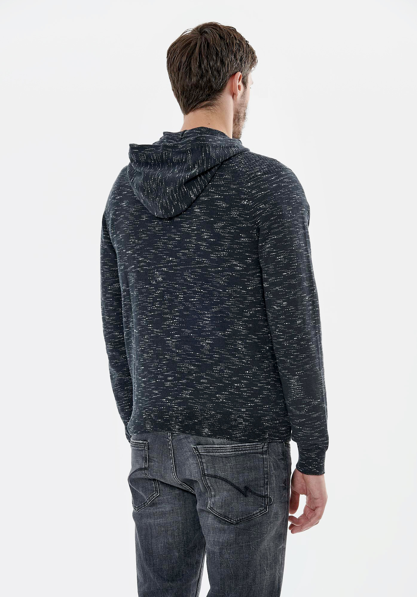 Gilet bleu marine et blanc Homme Veer Kaporal
