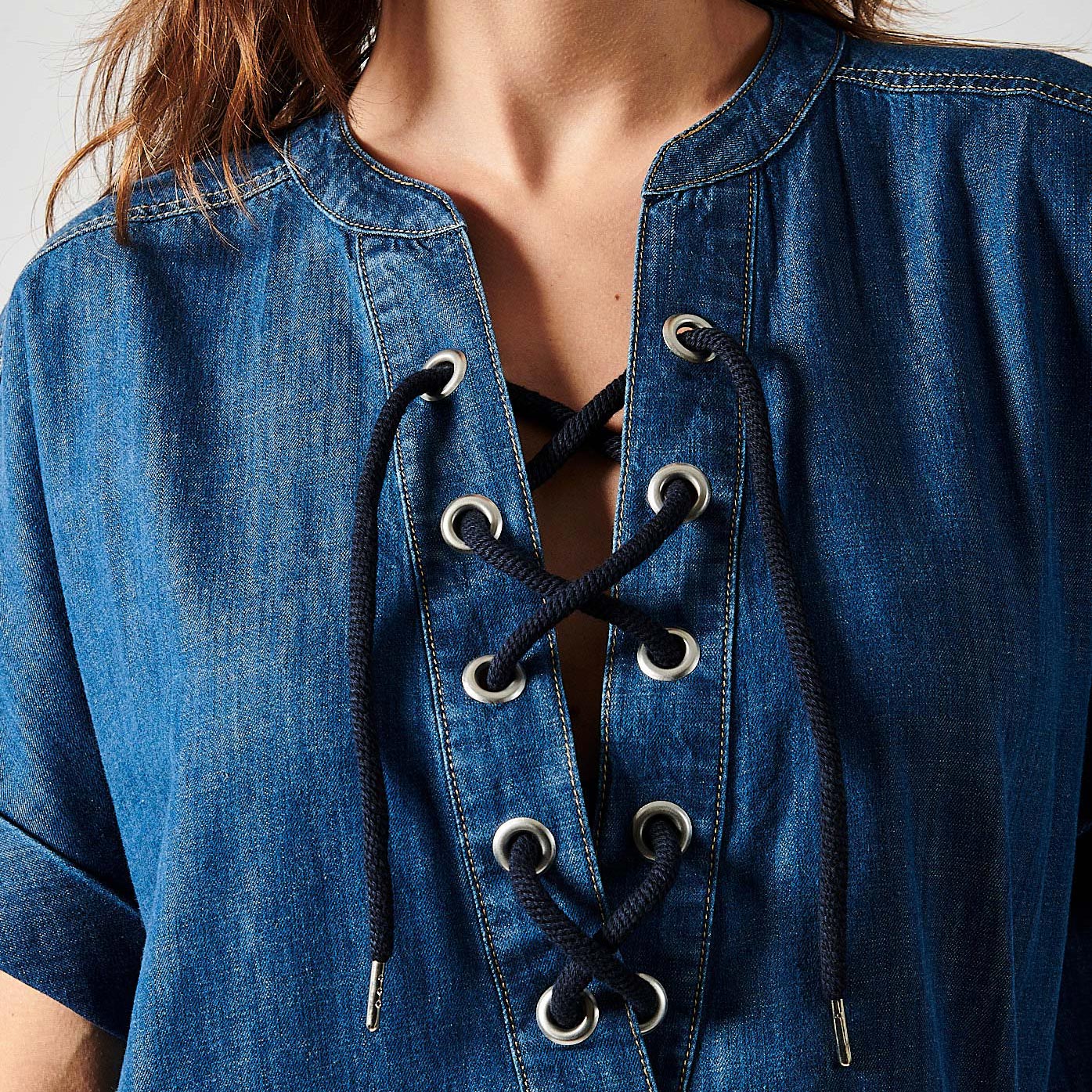 Robe en jean Femme Vivie Kaporal