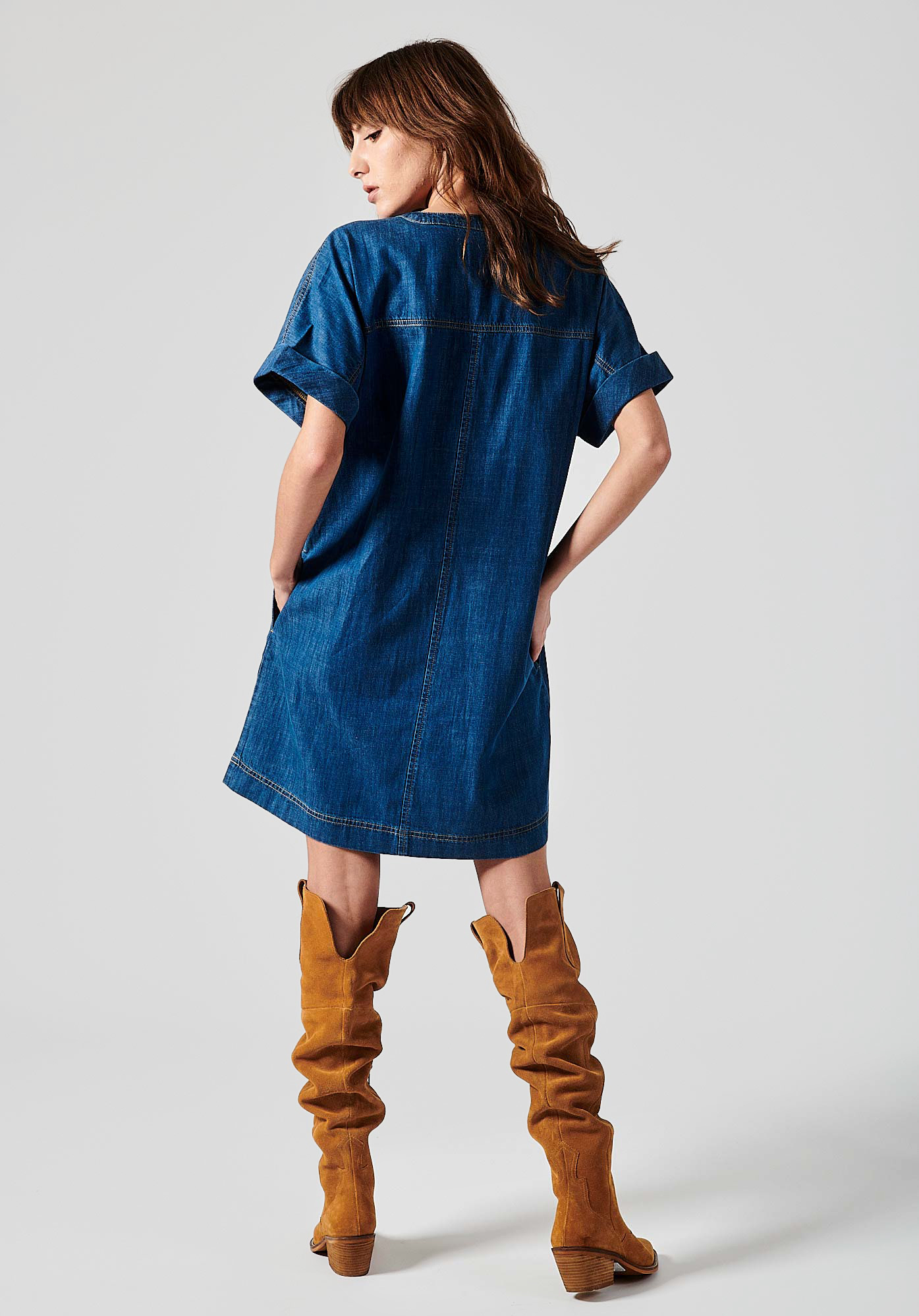 Robe en jean Femme Vivie Kaporal