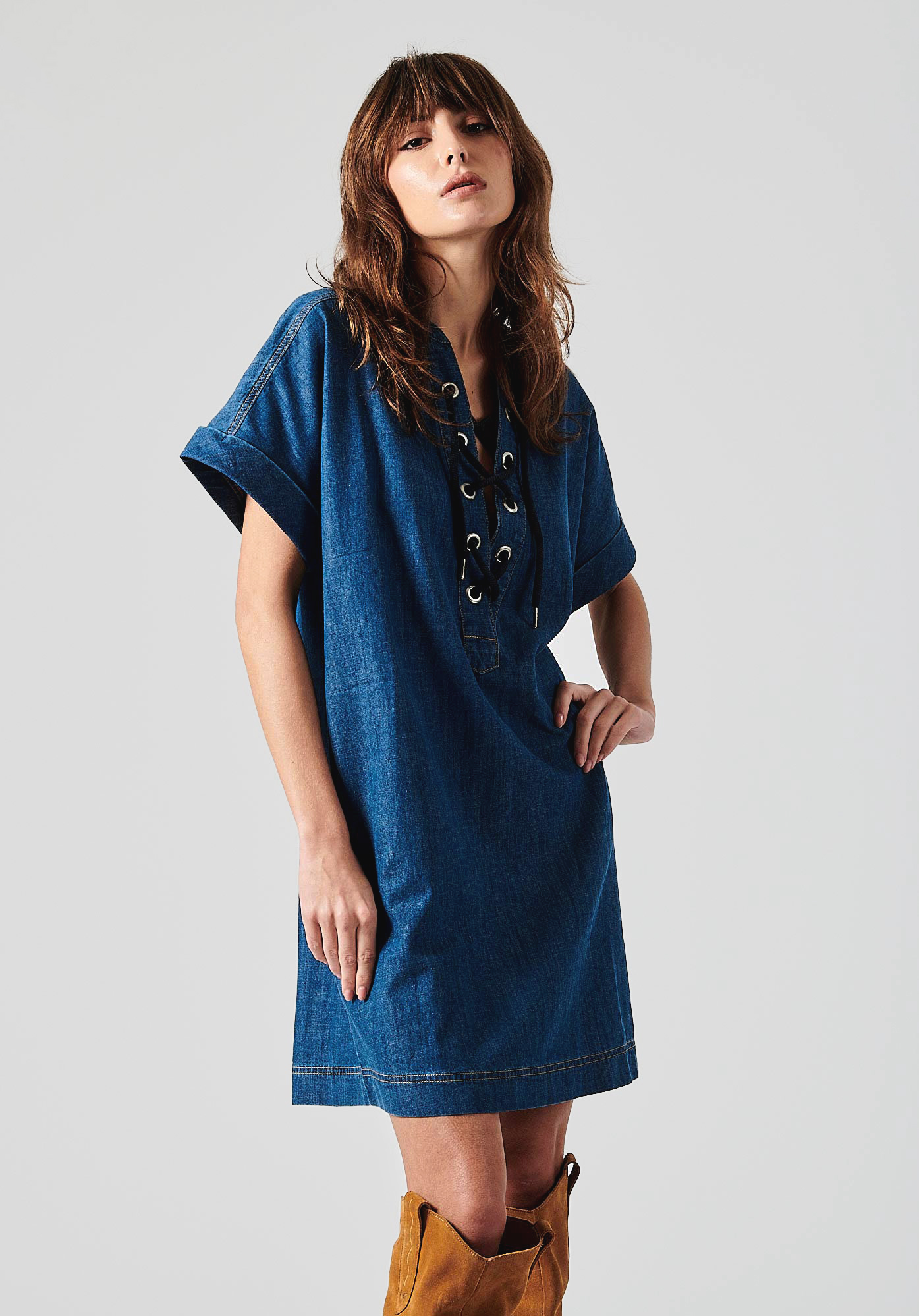 Robe en jean femme kaporal on sale